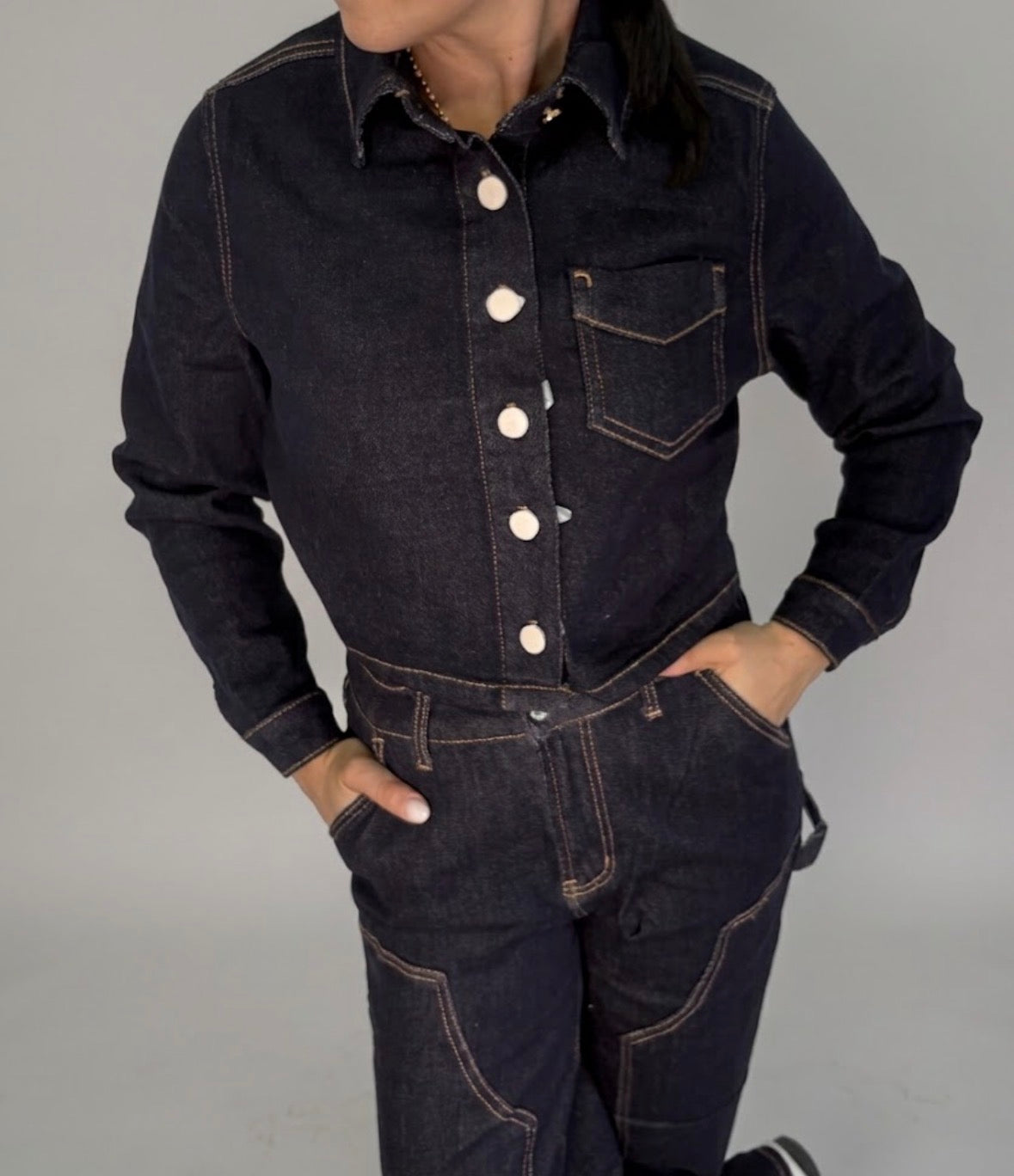 Camicia Crop di Jeans - DR-CLYDE SHOP ONLINE