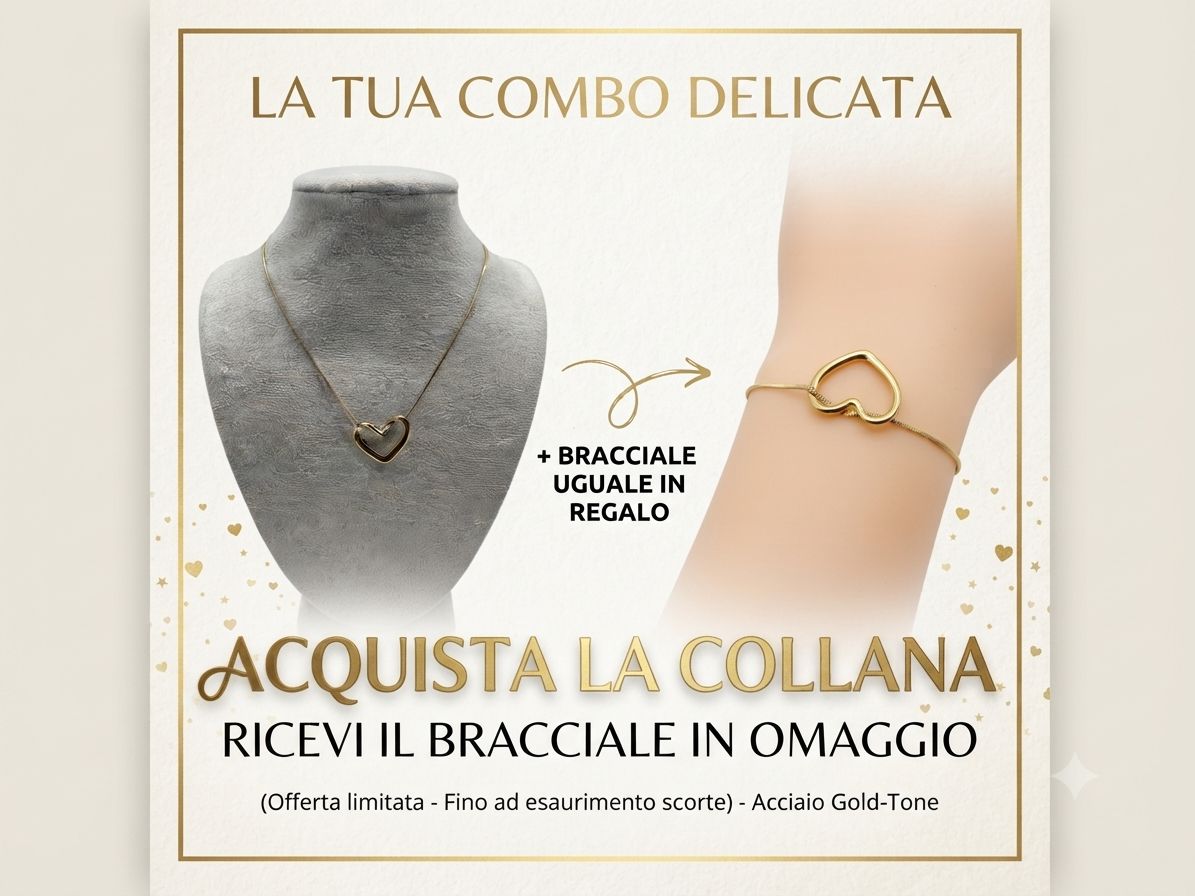 Set Collana + Bracciale in acciaio inossidabile - DR-CLYDE SHOP ONLINE