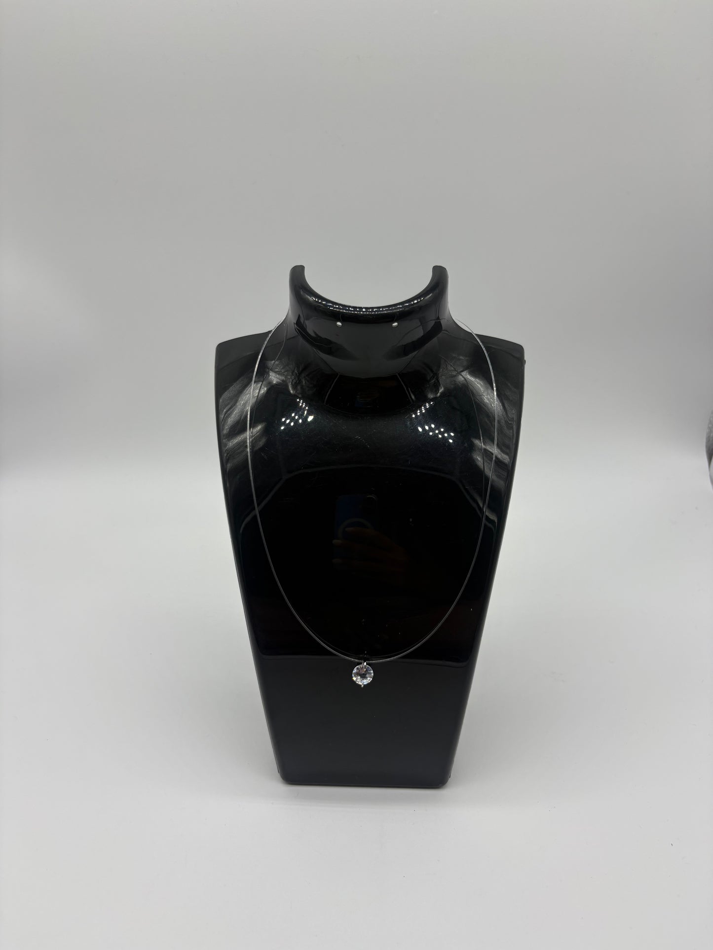 Collana Invisibile Acciaio Inossidabile e Cristallo - DR-CLYDE SHOP ONLINE