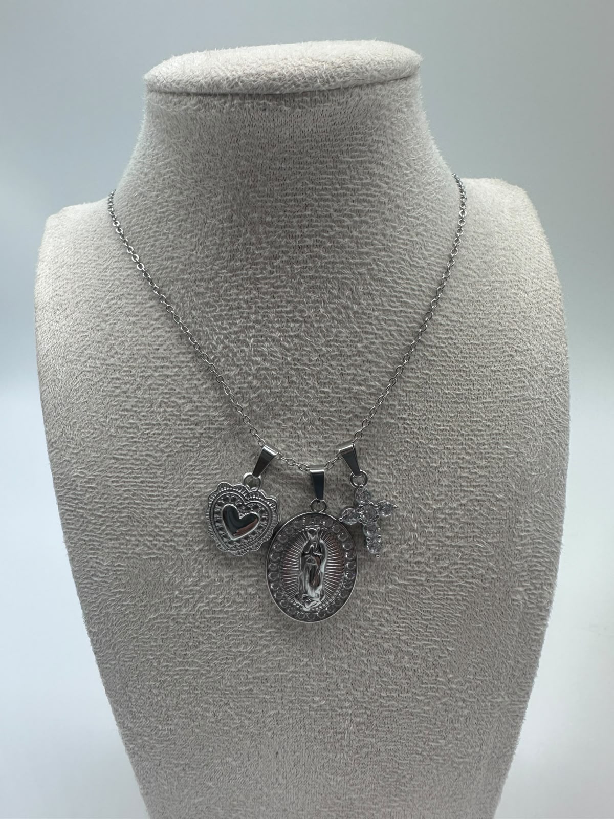 Collana con 3 Charms In Acciaio Inossidabile - DR-CLYDE SHOP ONLINE