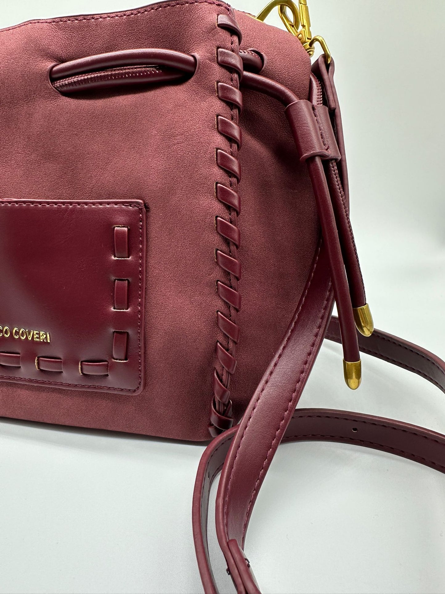 Borsa Secchiello - Bucket Bag con Dettagli Intrecciati