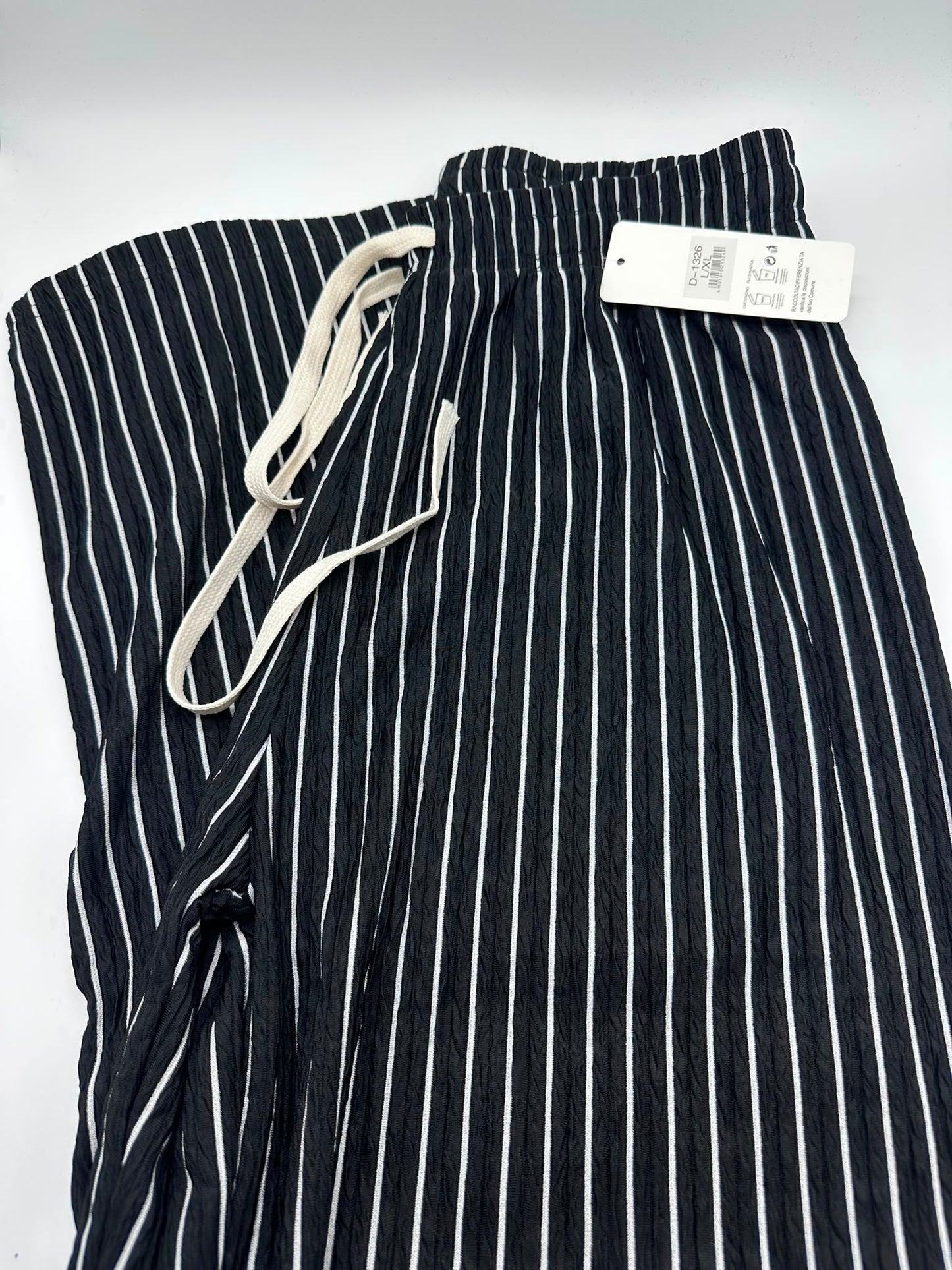 Pantaloni a Righe Wide Leg – Taglia L/XL