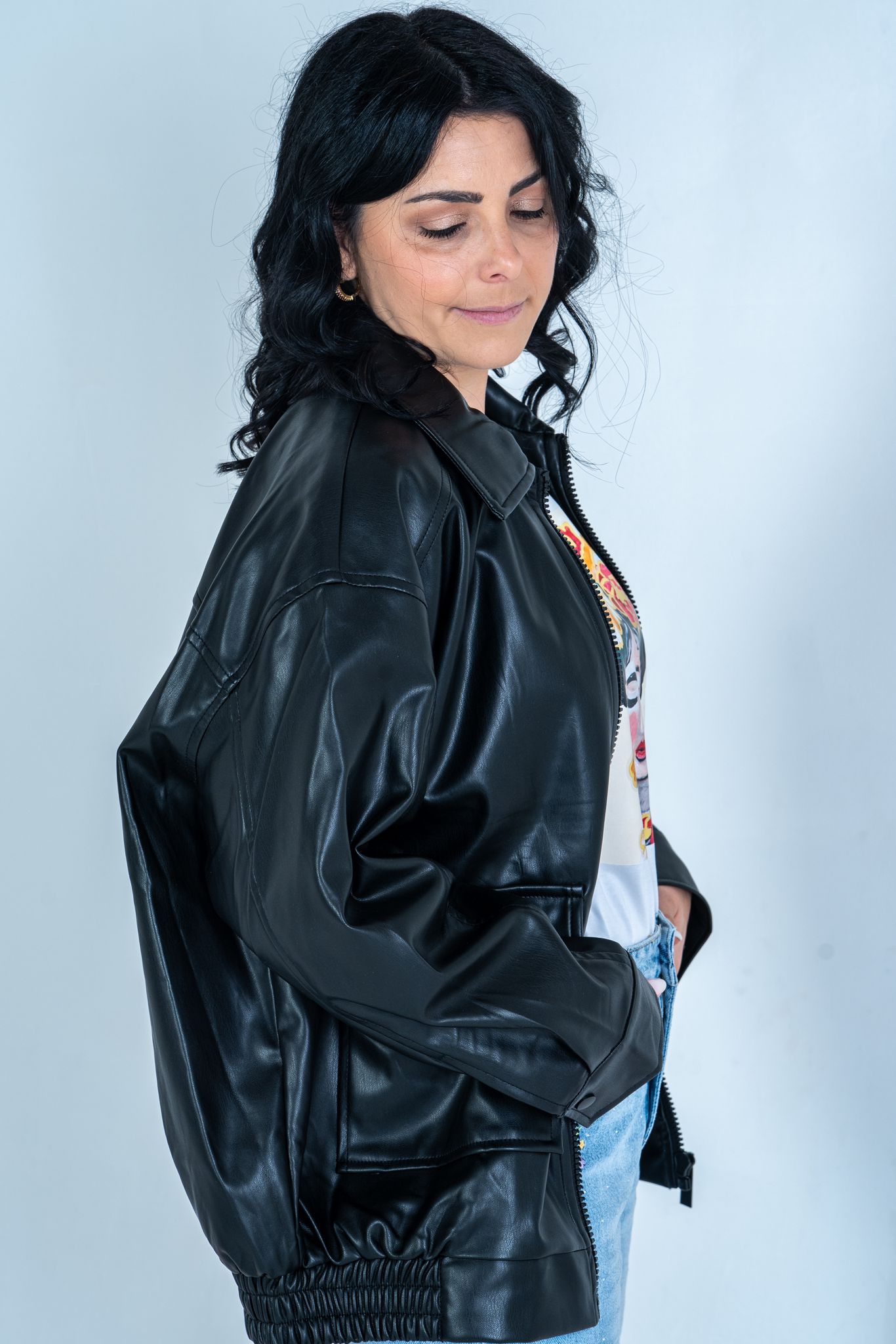 Giacca Ecopelle Oversize - Taglia Unica | DR-CLYDE SHOP