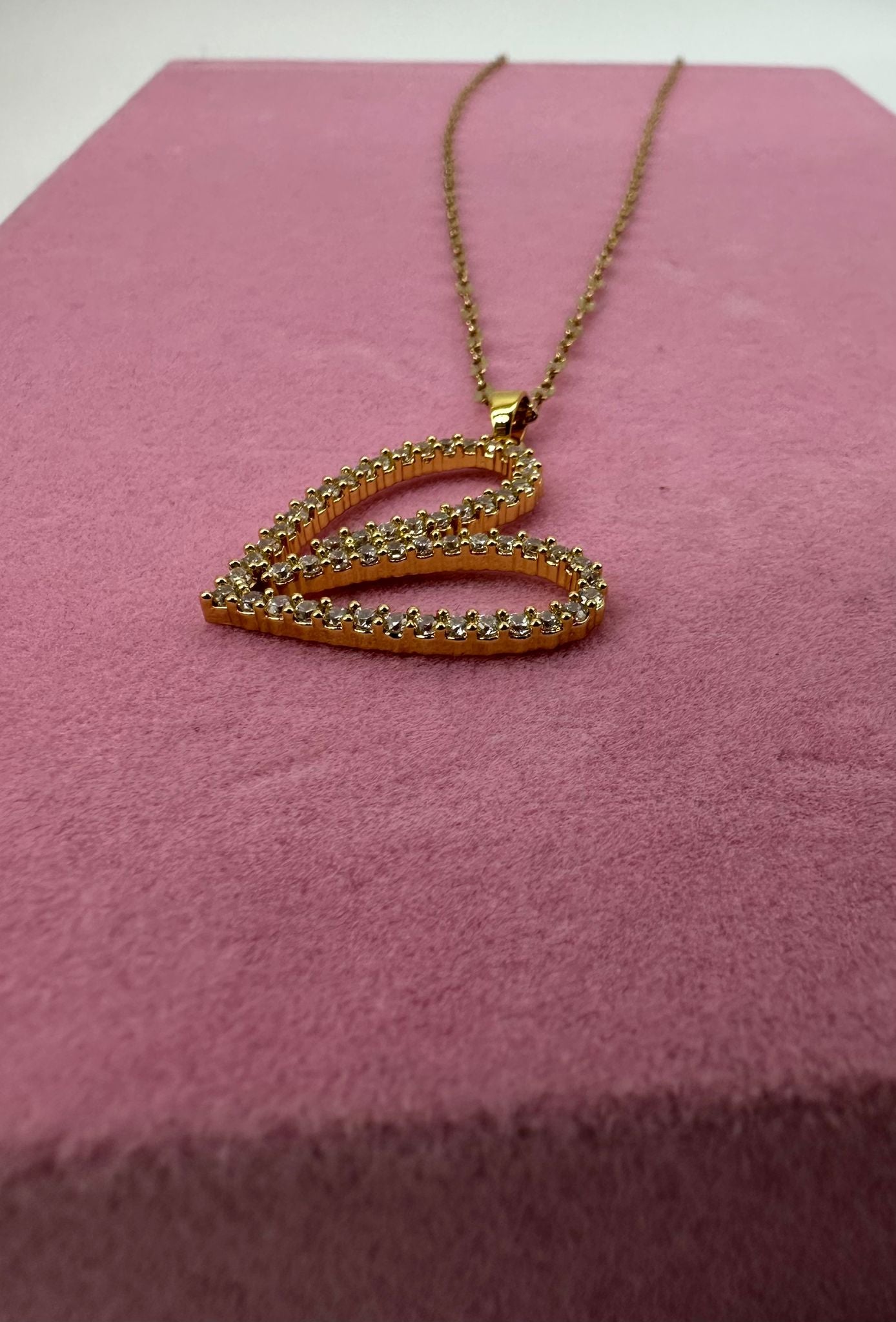 Collana Big Lov Cuore Oro - Acciaio Inossidabile | DR-CLYDE SHOP