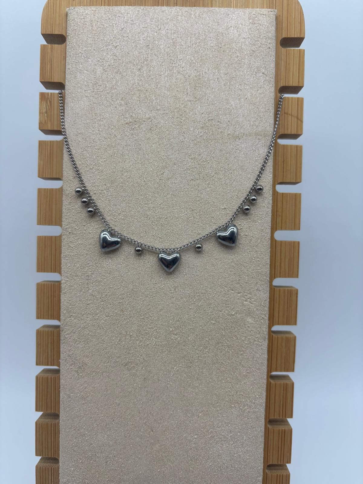 Collana Cuori Acciaio Inossidabile - Gioiello Elegante e Resistente