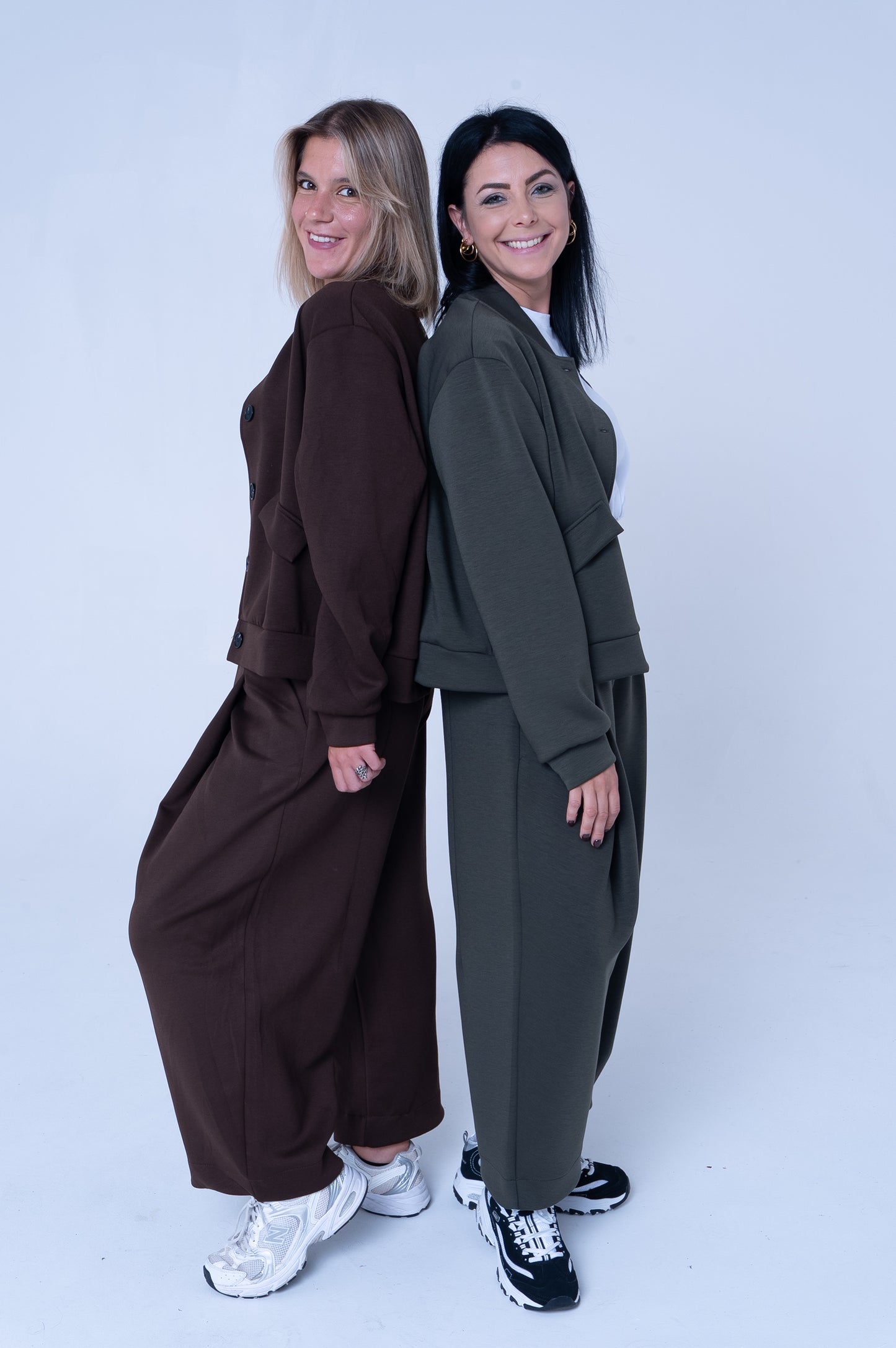 Coordinato Oversize con Giacca e Pantaloni