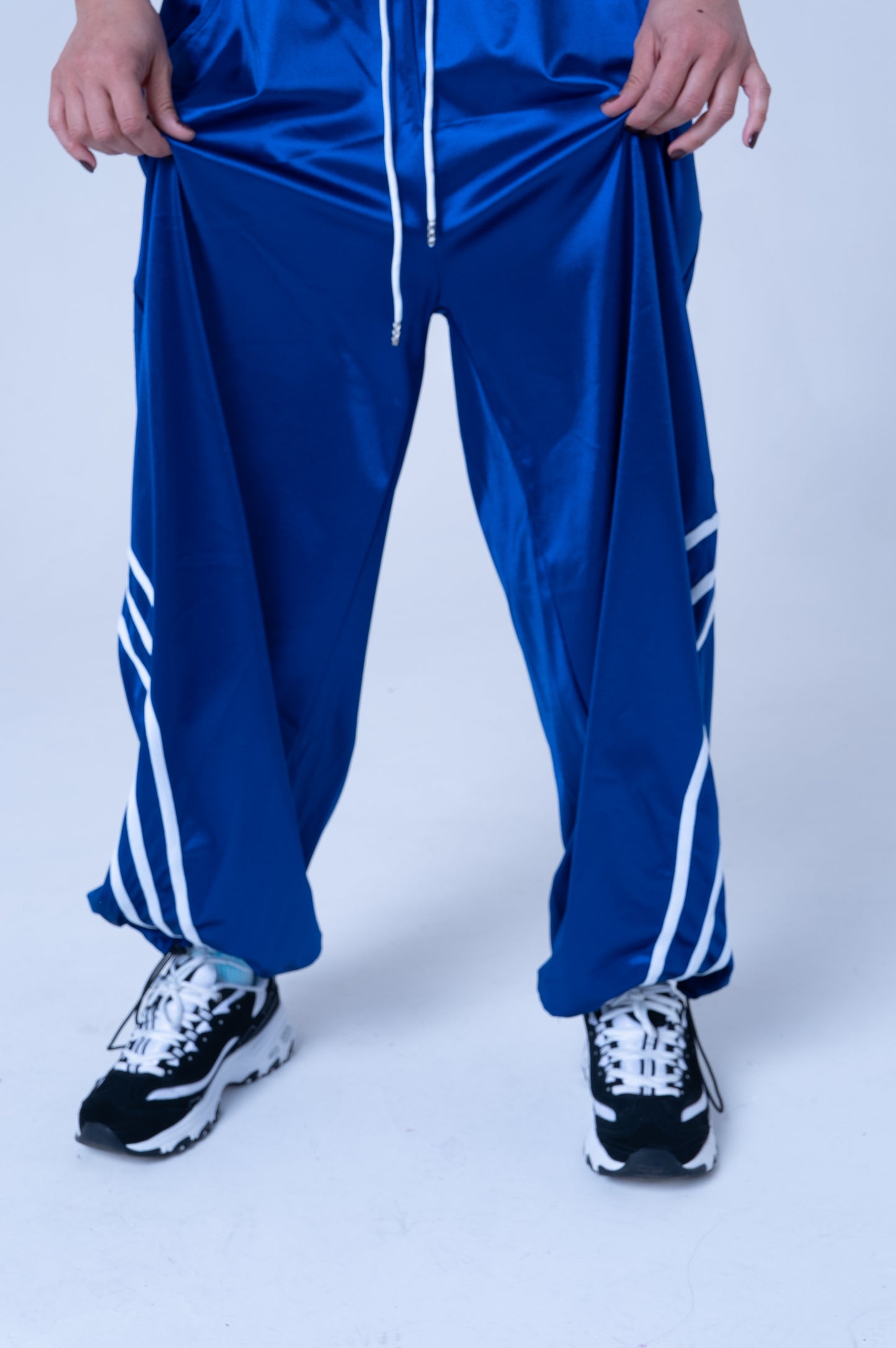 Pantaloni Sportivi Blu con Strisce - Stile Atletico