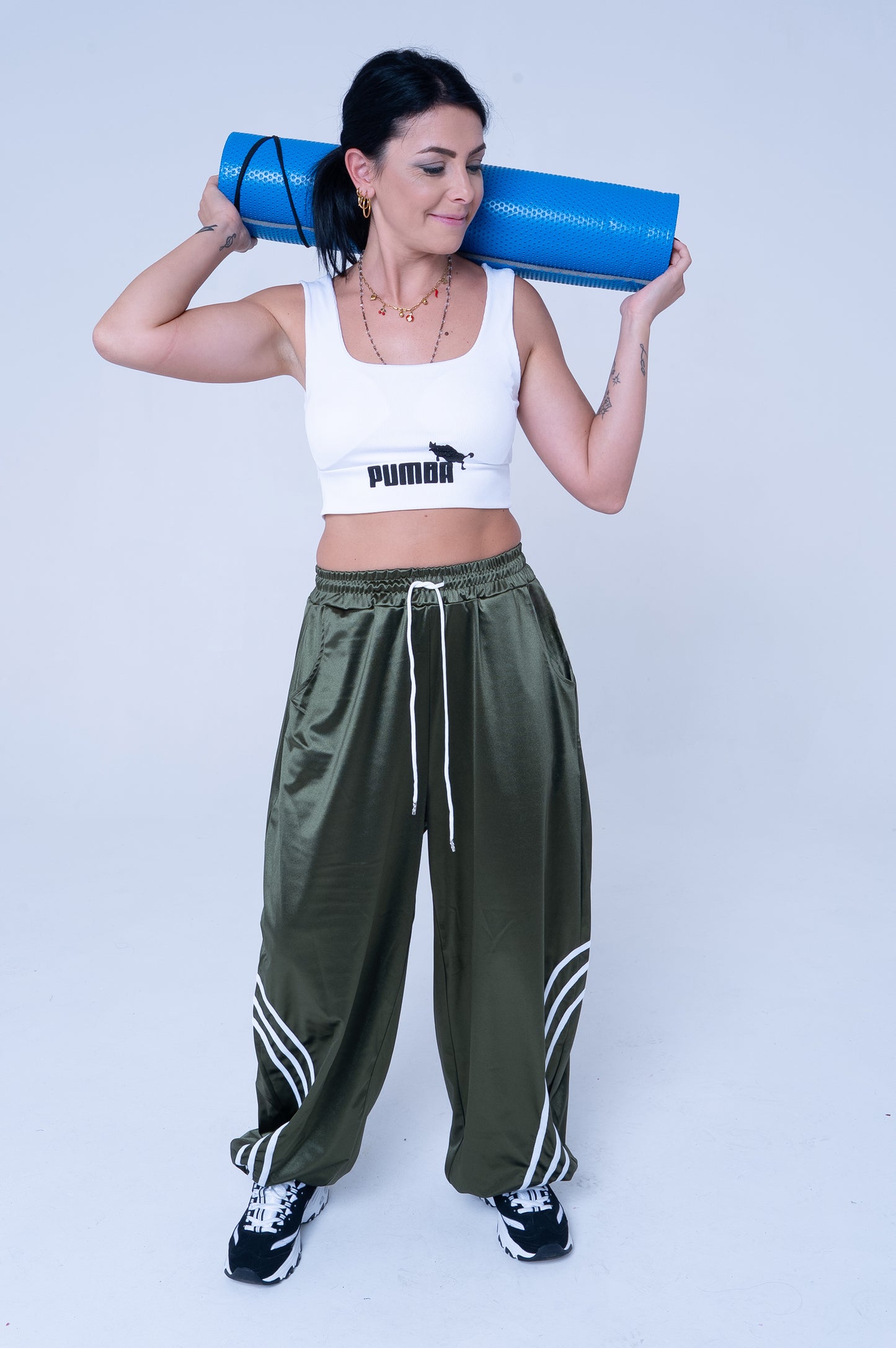 Pantaloni Sportivi Blu con Strisce - Stile Atletico