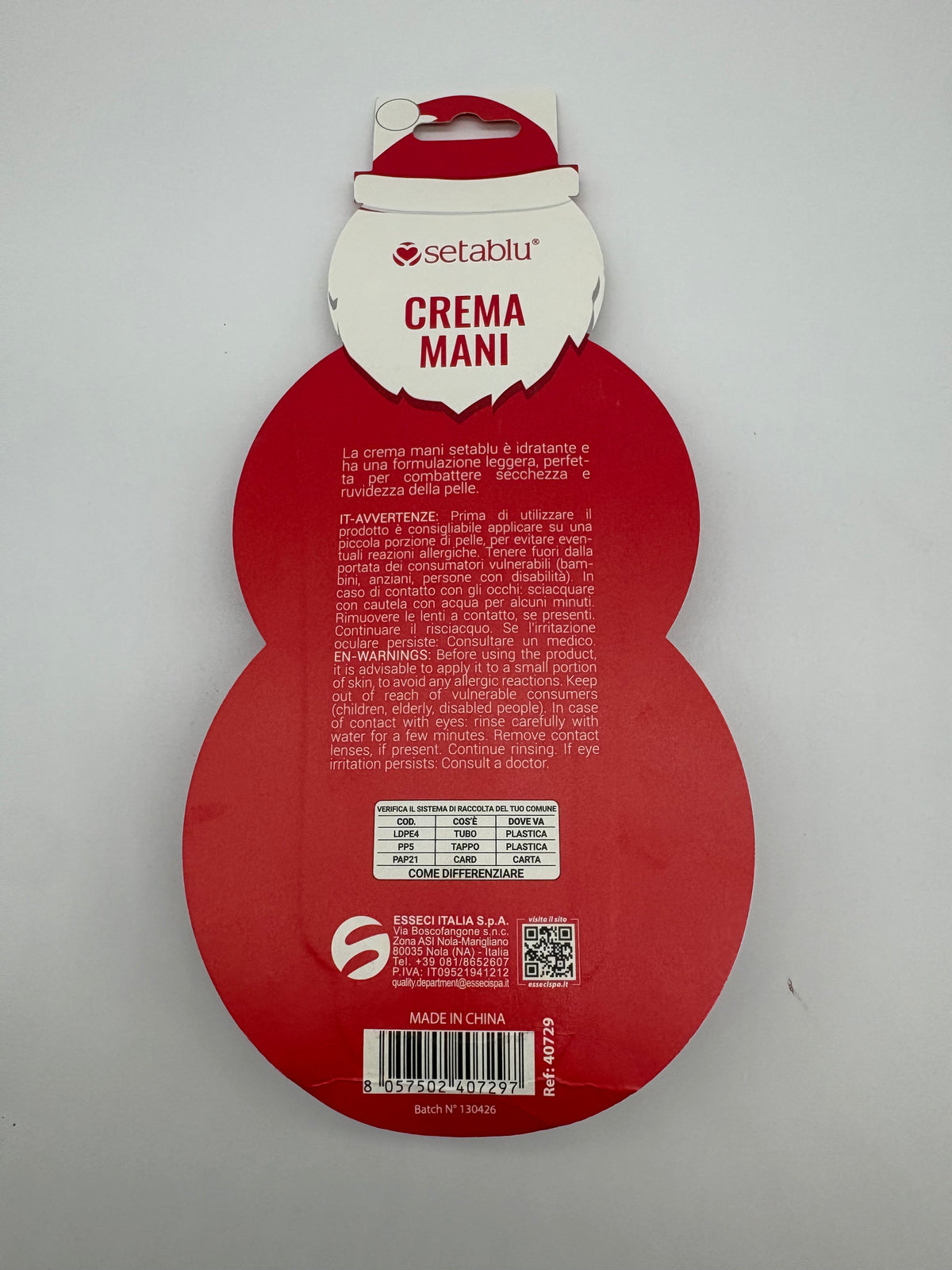IDEE REGALO Crema Mani 100ML Versione Natalizia - DR-CLYDE SHOP ONLINE