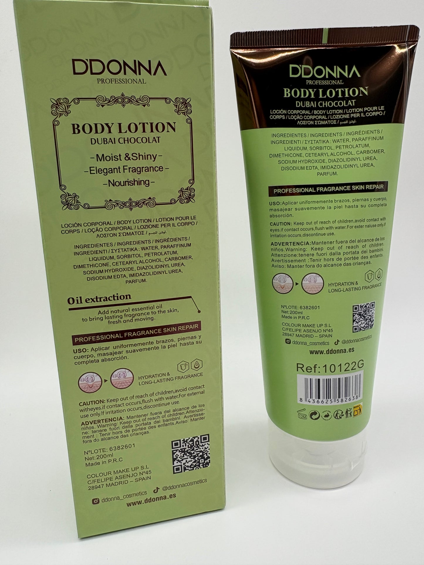 D'Donna Dubai Chocolat Body Lotion Idratante 200ml – Lozione Corpo Profumata
