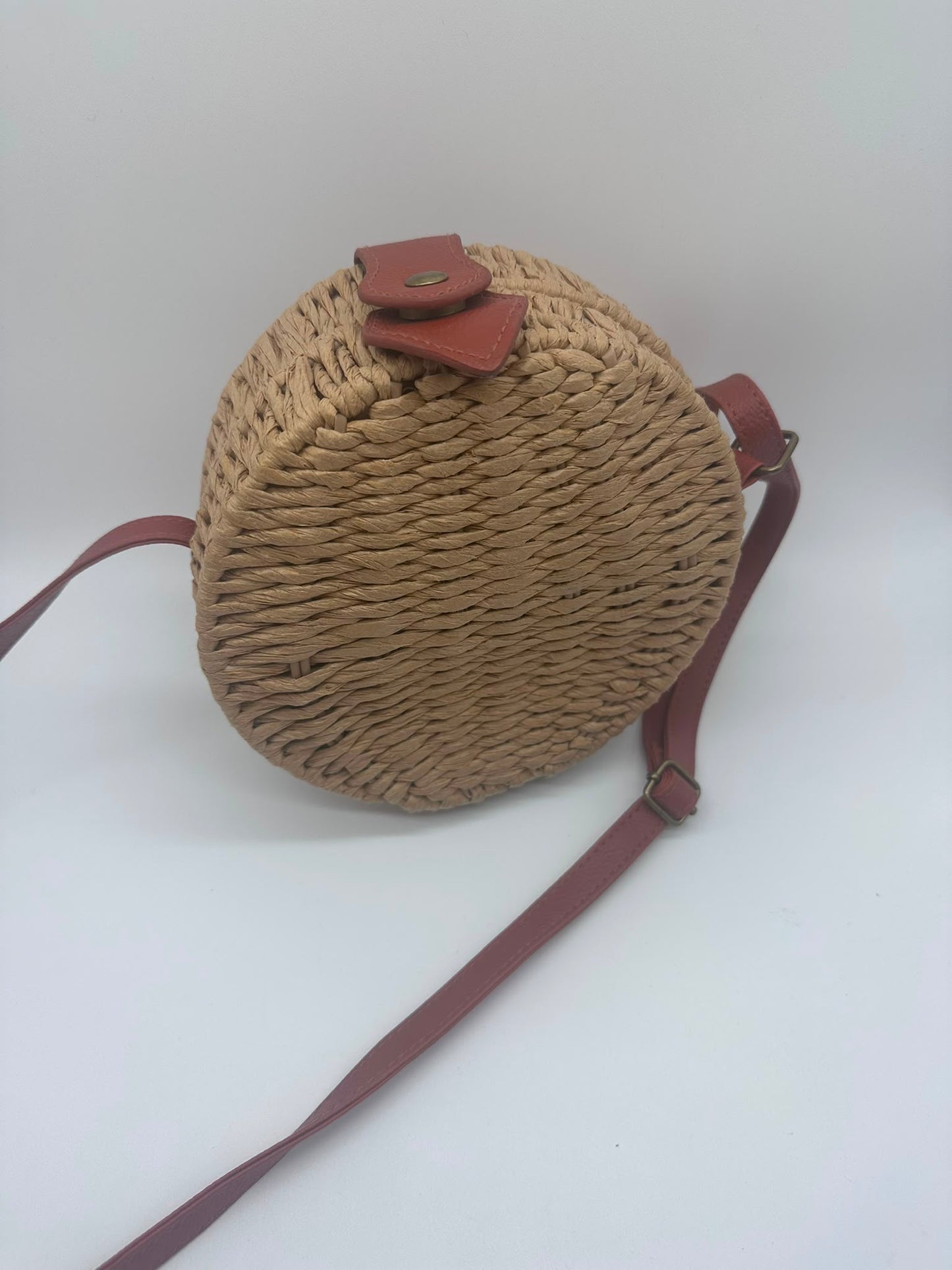 Borsa donna in paglia tonda
