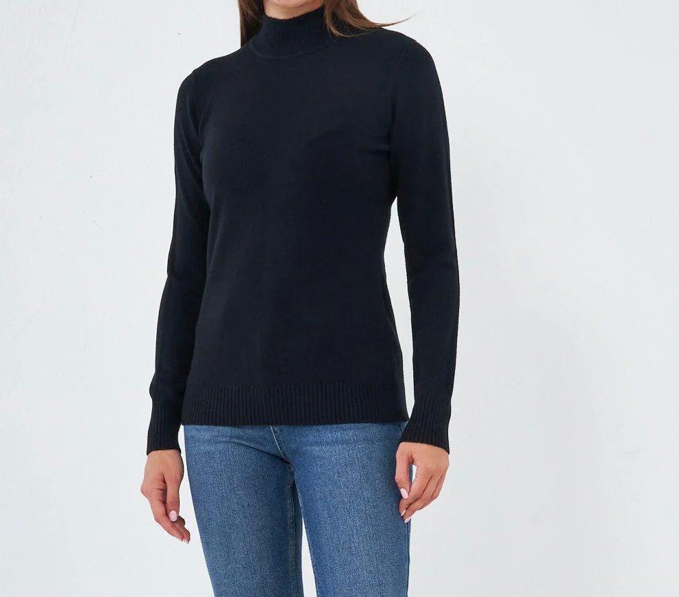 Maglia Mezzo Collo Donna - Elegante Maglione Casual