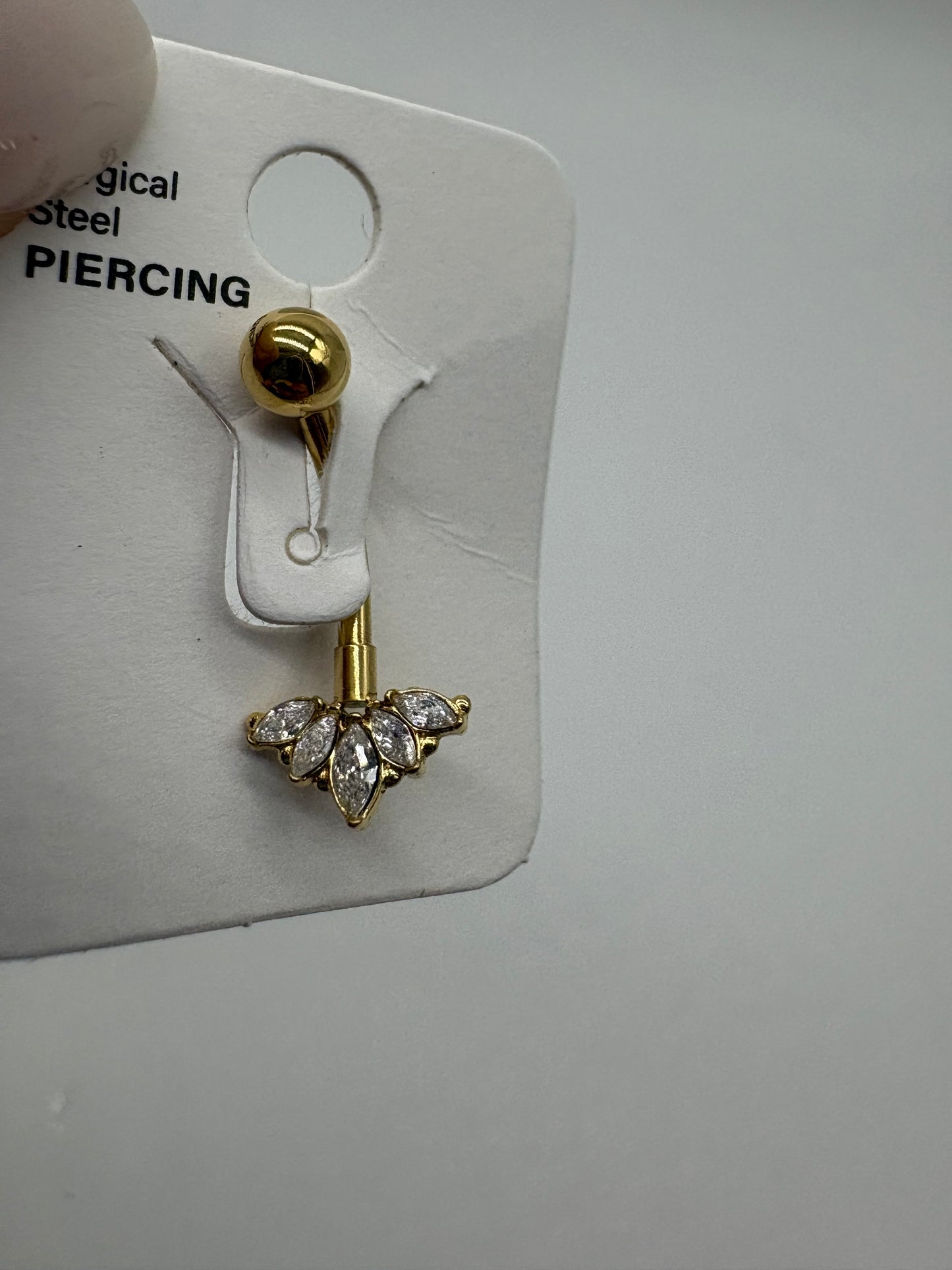 Piercing ombelico vario tip - Acciaio inossidabile