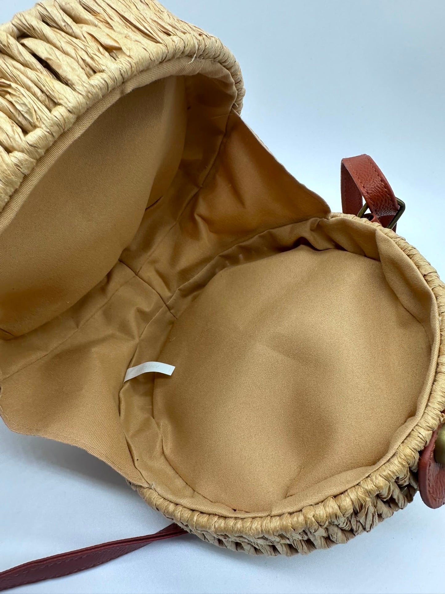Borsa donna in paglia tonda