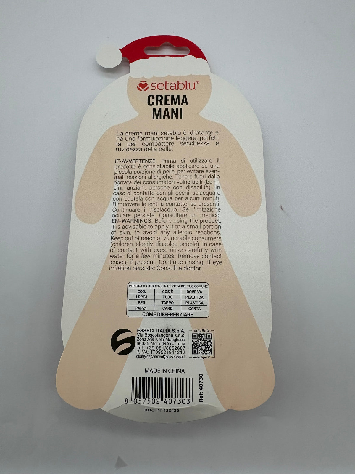IDEE REGALO Crema Mani 100ML Versione Natalizia - DR-CLYDE SHOP ONLINE