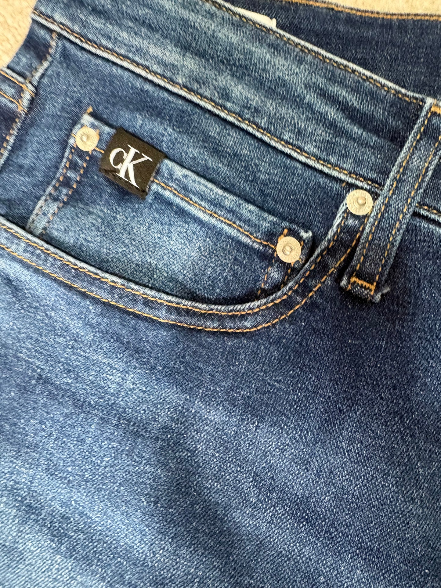 Calvin Klein Jeans Uomo – Slim Fit Mid Blue Wash
