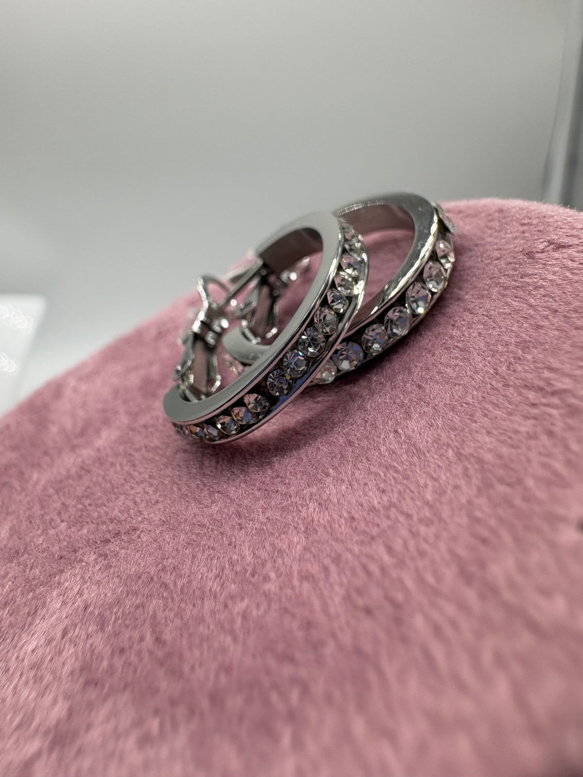 Orecchini a cerchio con strass In Acciaio Inossidabile - DR-CLYDE SHOP ONLINE