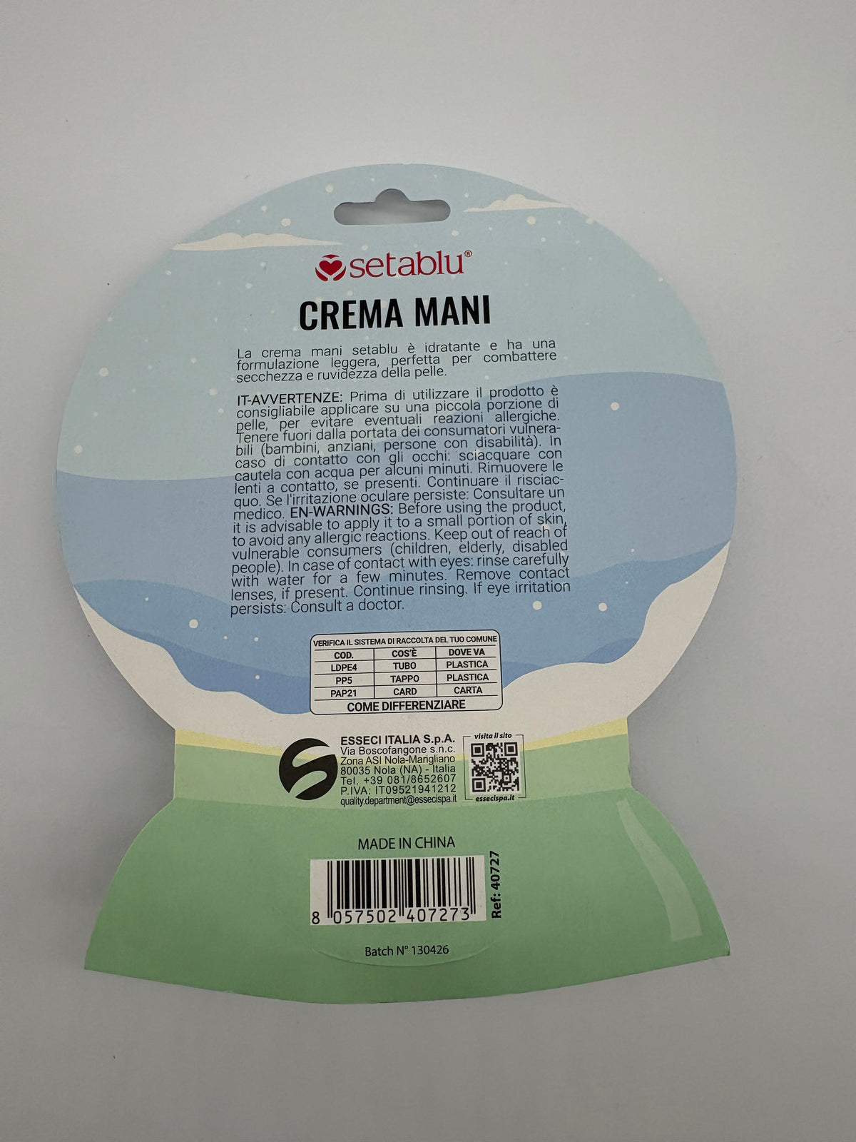 IDEE REGALO Crema Mani 100ML Versione Natalizia - DR-CLYDE SHOP ONLINE
