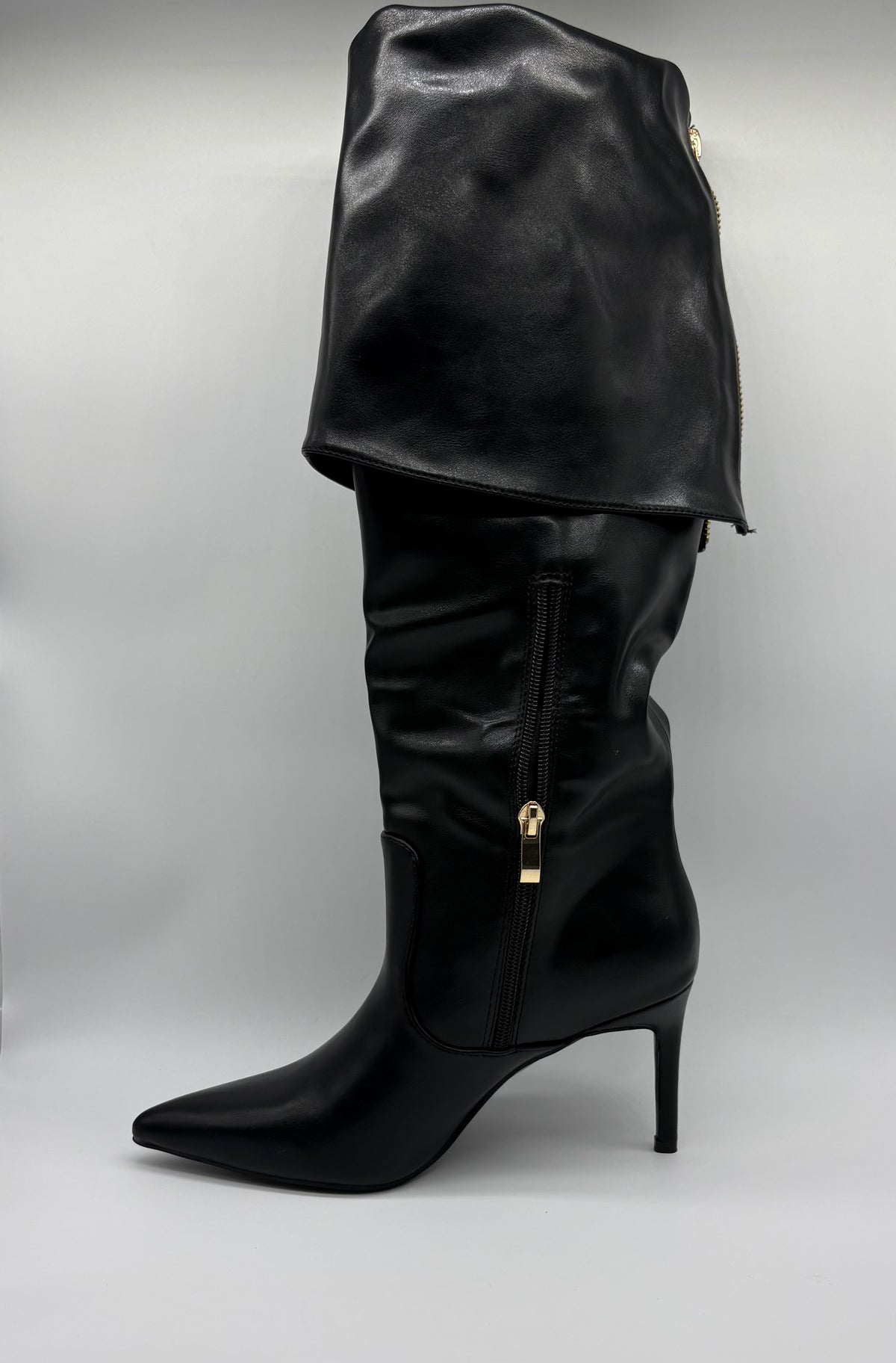 Stivali Alti Svasati con Tacco a Spillo - DR-CLYDE SHOP ONLINE