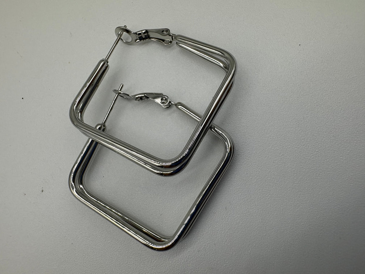 Orecchini Quadrati in Acciaio Inossidabile - DR-CLYDE SHOP ONLINE