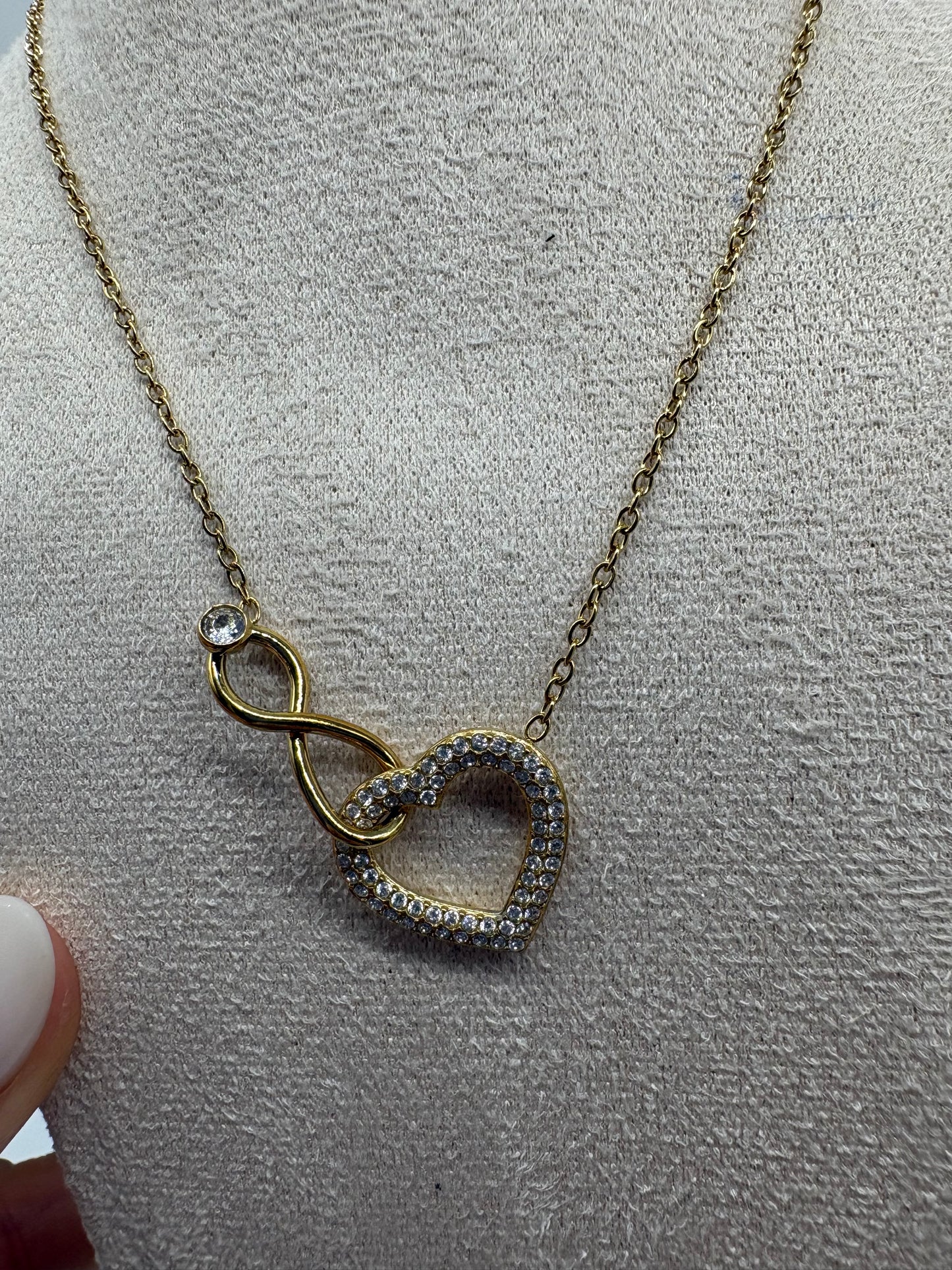 Collana Love Infinity - Acciaio Inox