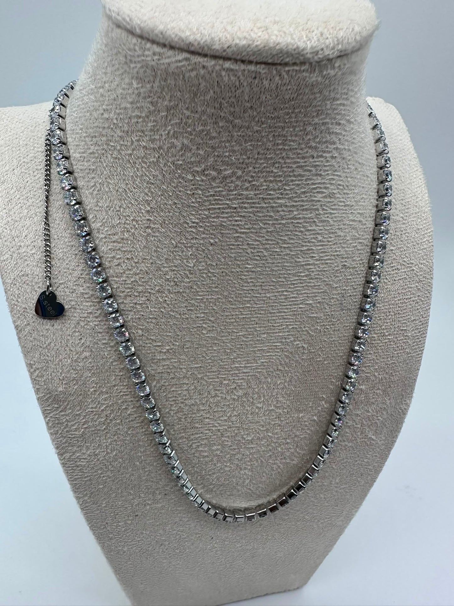 Collana Tennis - cursore regolabile