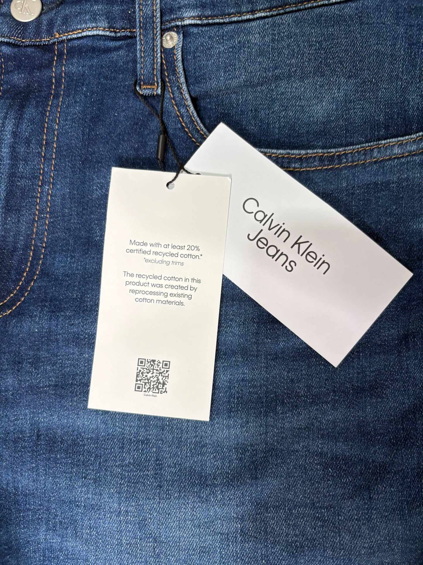 Calvin Klein Jeans Uomo – Slim Fit Mid Blue Wash