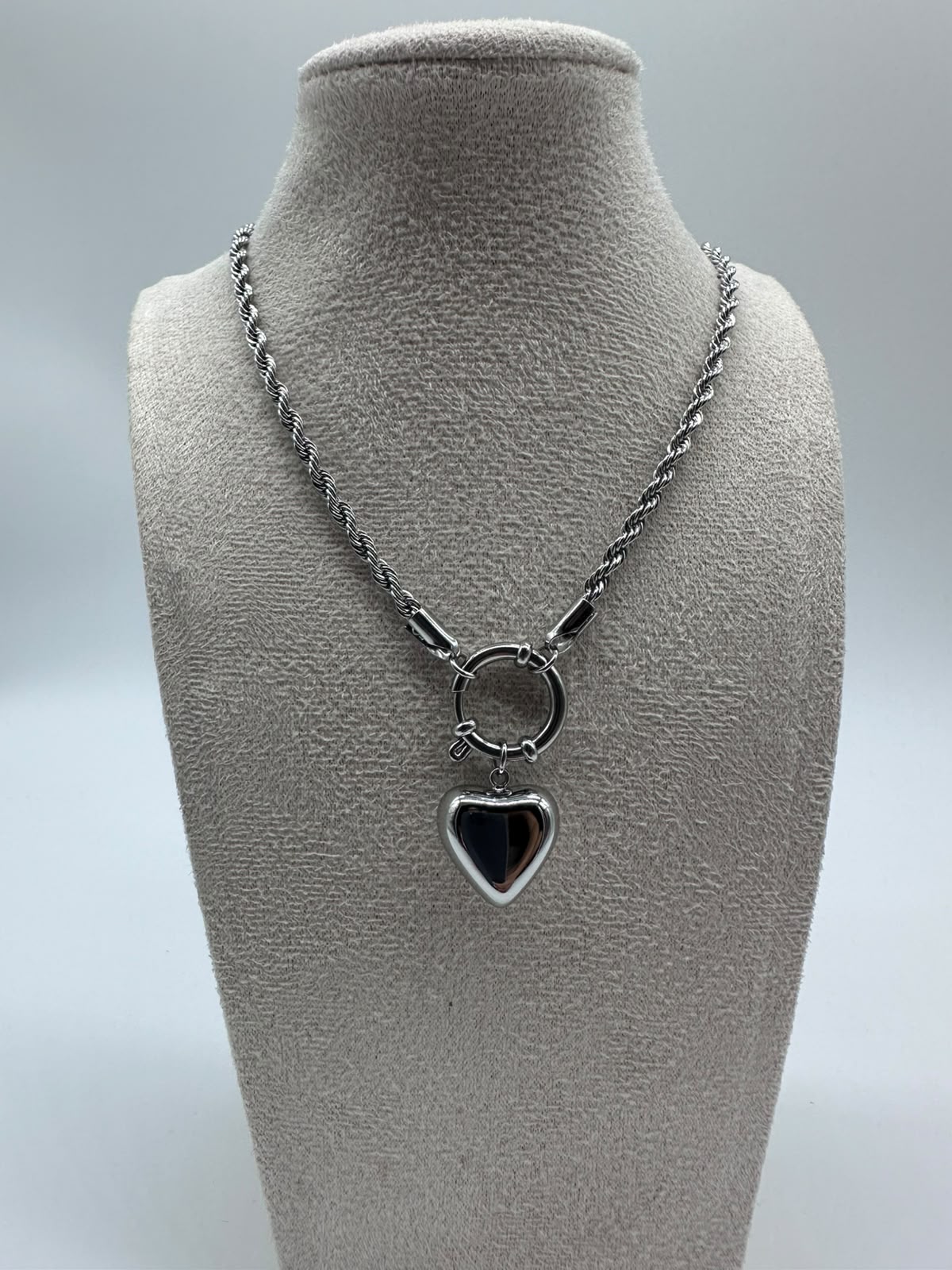 Collana con Ciondolo Cuore in Acciaio Inossidabile - DR-CLYDE SHOP ONLINE
