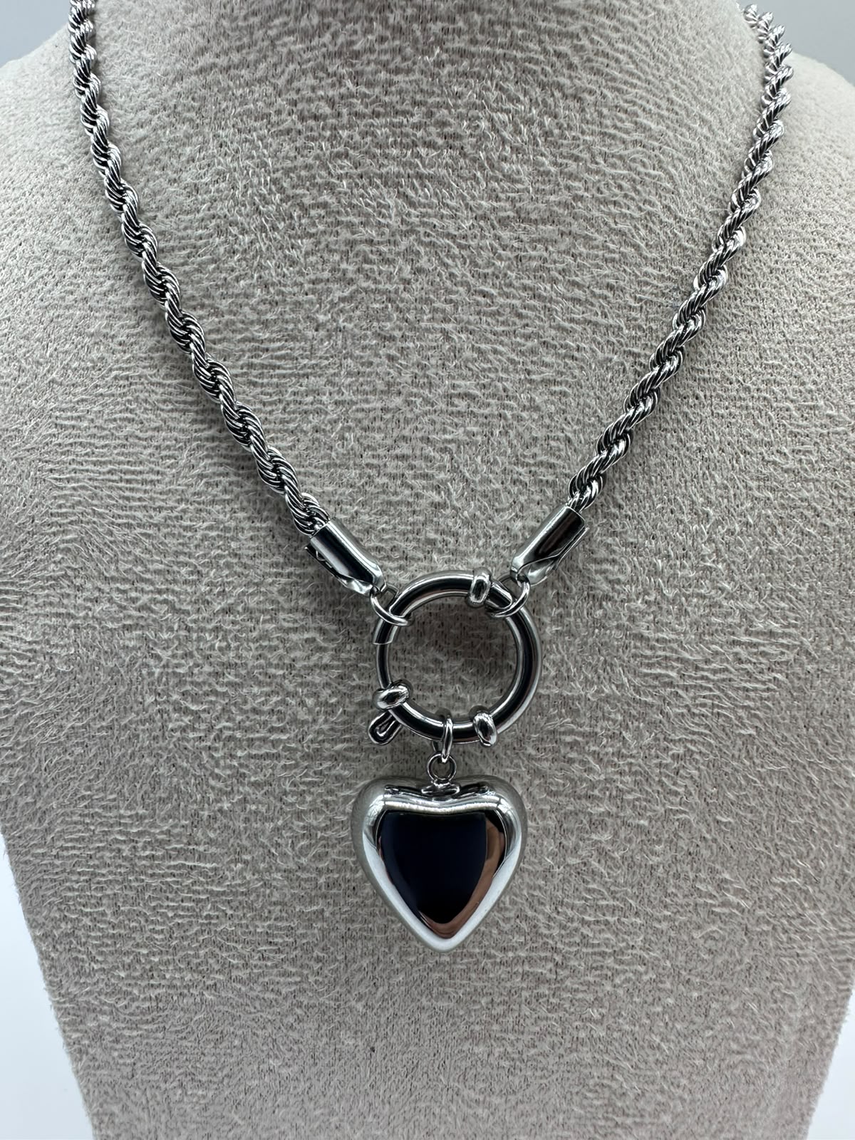 Collana con Ciondolo Cuore in Acciaio Inossidabile - DR-CLYDE SHOP ONLINE