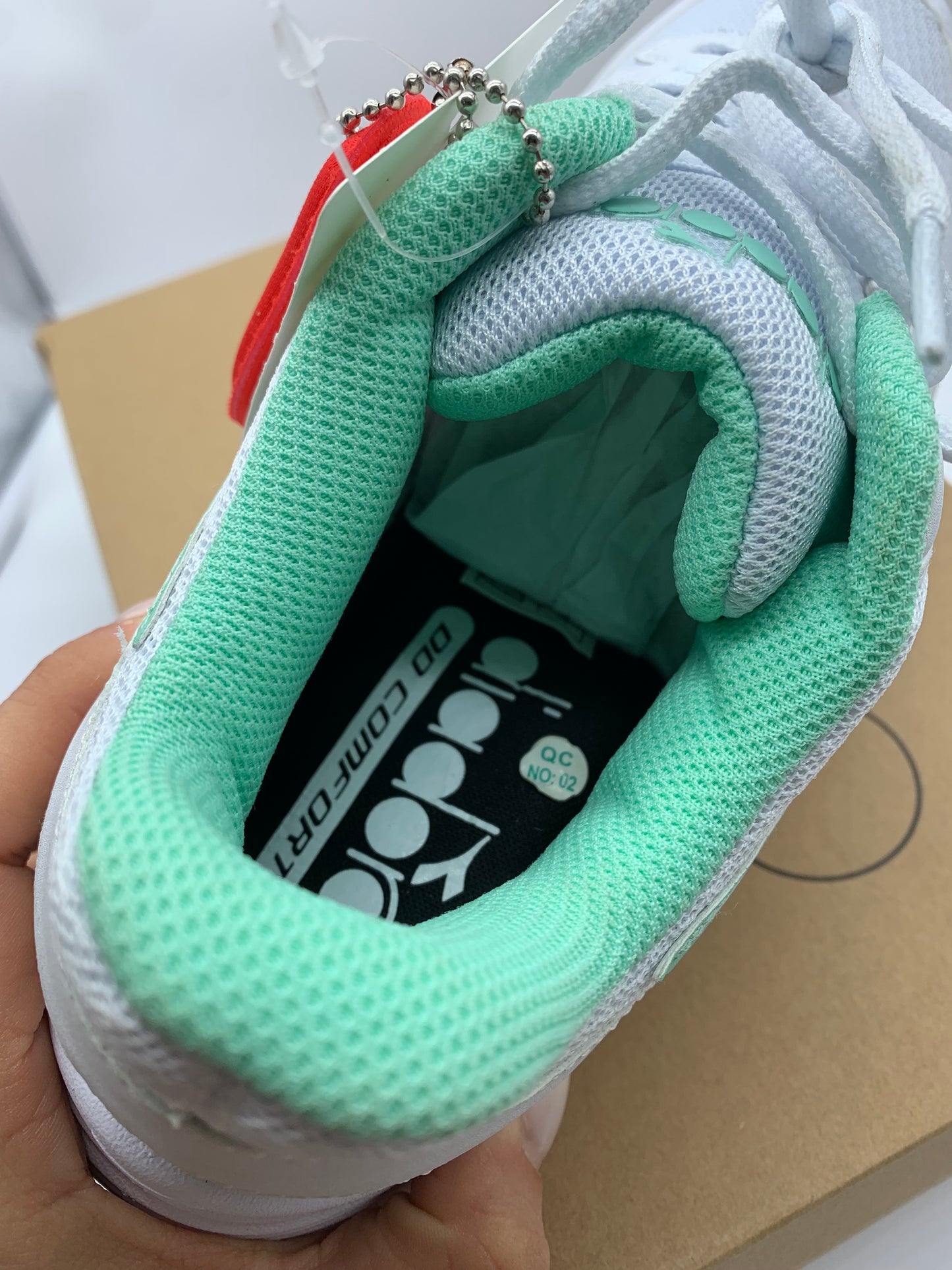 Sneakers donna colore verde