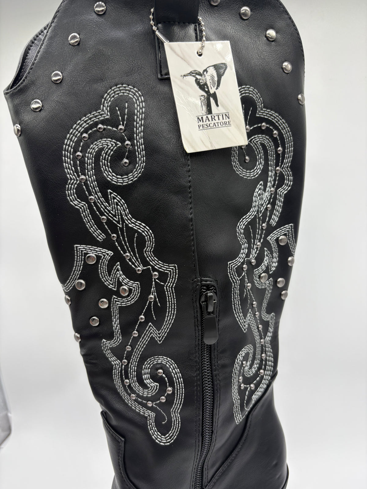 Stivali Alti con ricami e borchie - DR-CLYDE SHOP ONLINE