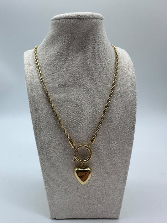 Collana con Ciondolo Cuore in Acciaio Inossidabile - DR-CLYDE SHOP ONLINE