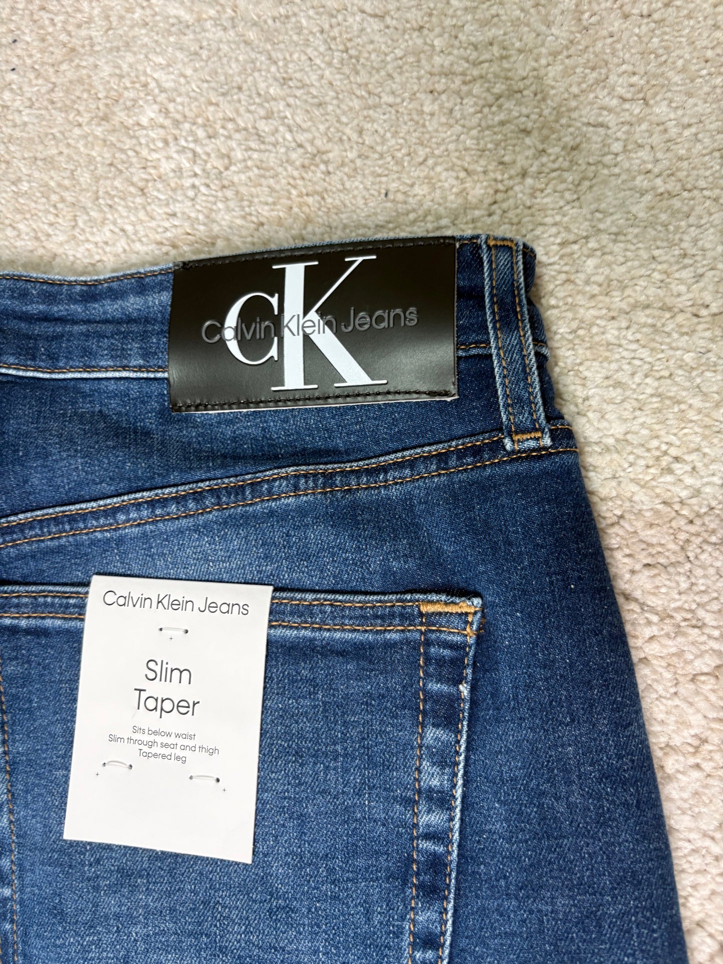 Calvin Klein Jeans Uomo – Slim Fit Mid Blue Wash