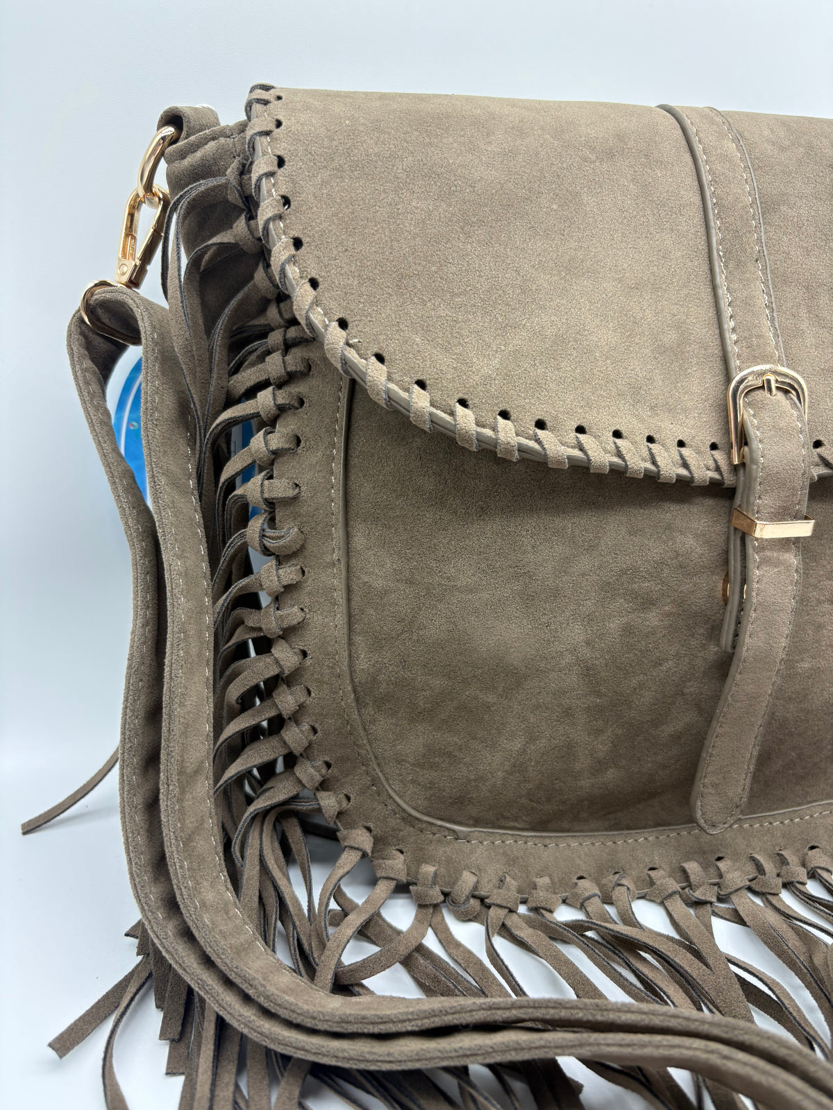Borsa in Camoscio con Frange - DR-CLYDE SHOP ONLINE