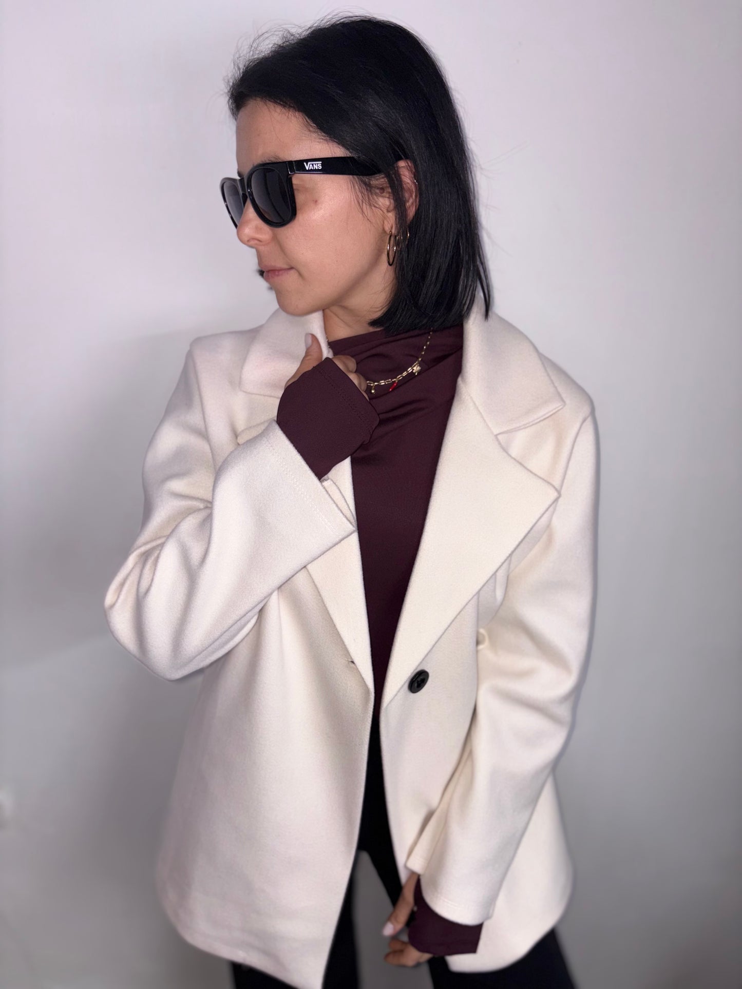 Cappotto Blazer Donna Elegante - Giacca Oversize Taglia Unica