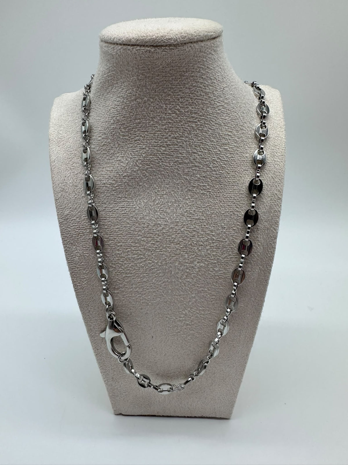 Collana con Moschettone in Acciaio Inossidabile - DR-CLYDE SHOP ONLINE