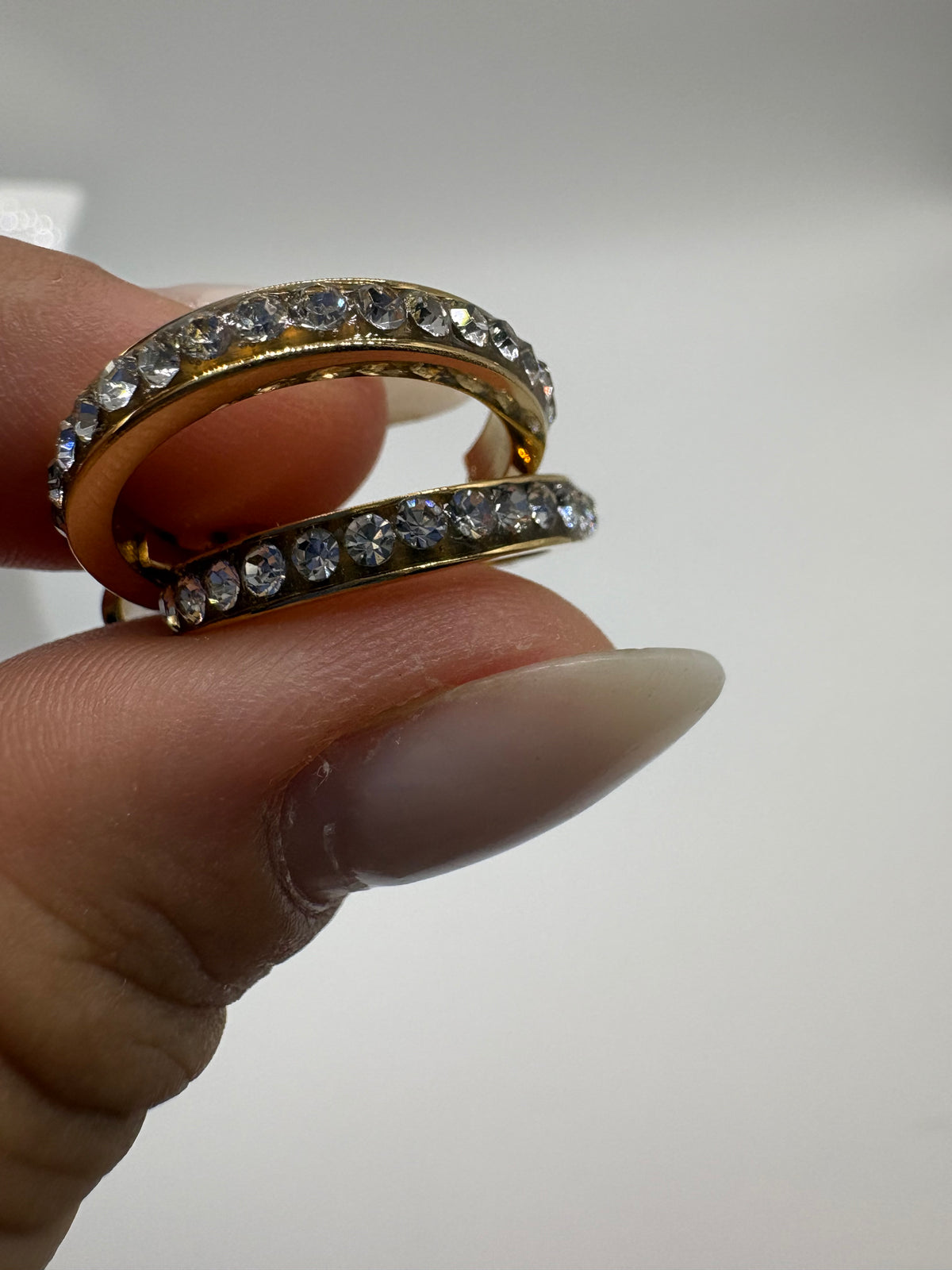 Orecchini a cerchio con strass In Acciaio Inossidabile - DR-CLYDE SHOP ONLINE
