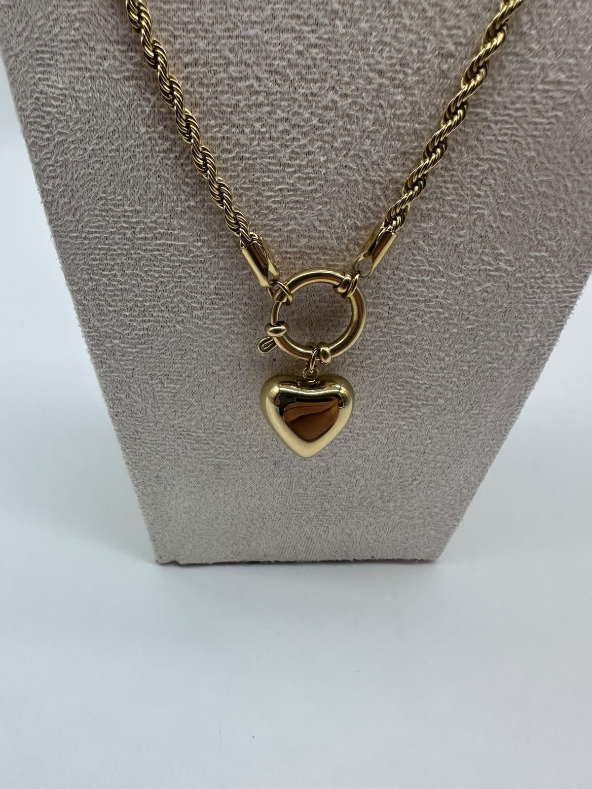 Collana con Ciondolo Cuore in Acciaio Inossidabile - DR-CLYDE SHOP ONLINE