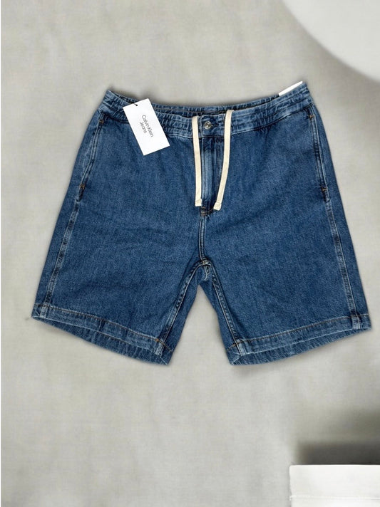 Calvin Klein Jeans Relaxed Short Uomo – Bermuda Denim Blu con Coulisse