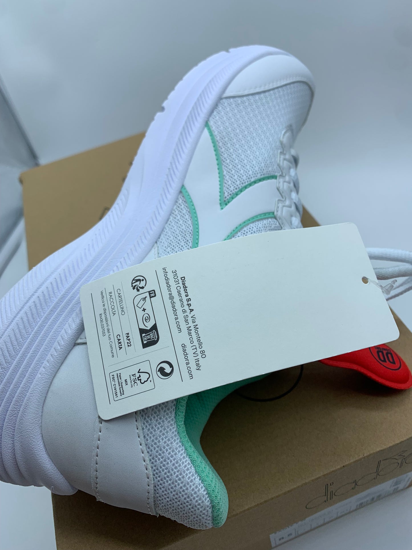 Sneakers donna colore verde