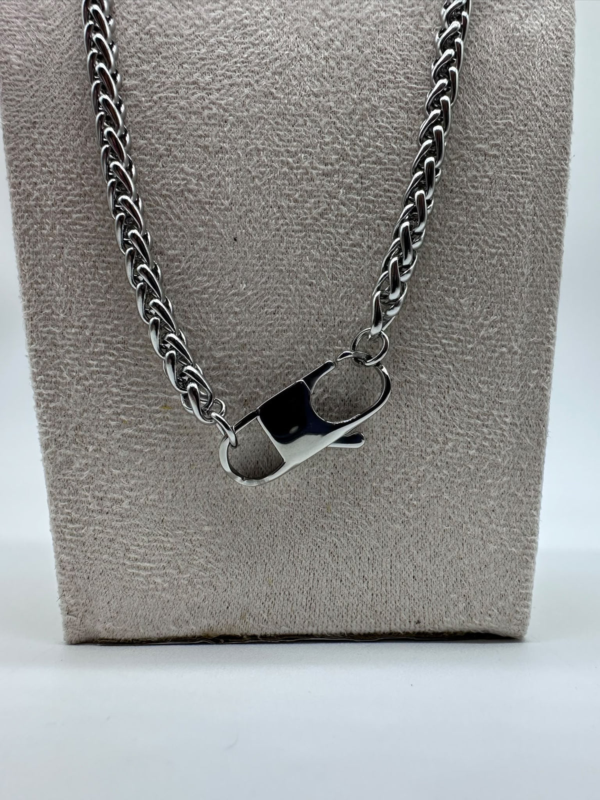 Collana con Moschettone in Acciaio Inossidabile - DR-CLYDE SHOP ONLINE