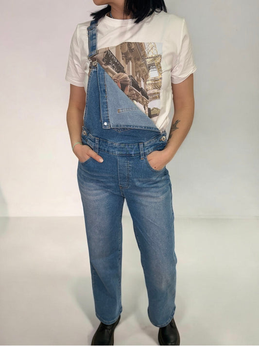 Salopette Denim Blu Vintage Donna | Taglia S-XL | DR-CLYDE SHOP