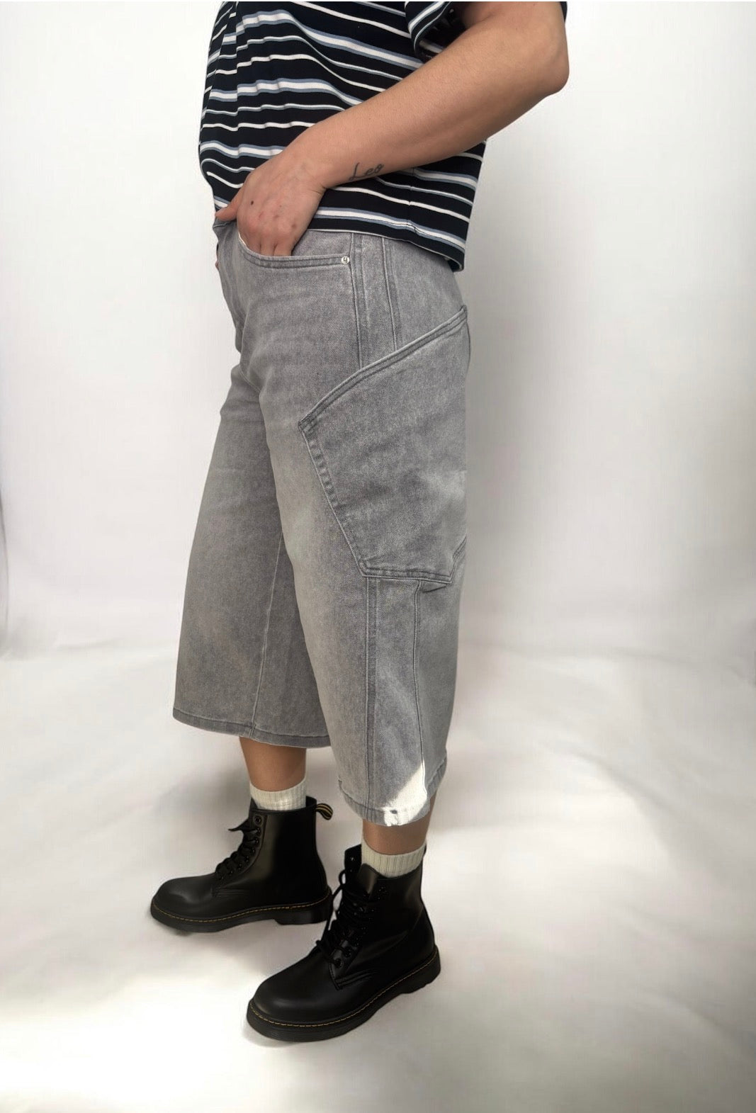 Bermuda Cargo Denim - Stile Urban Streetwear | DR-CLYDE SHOP