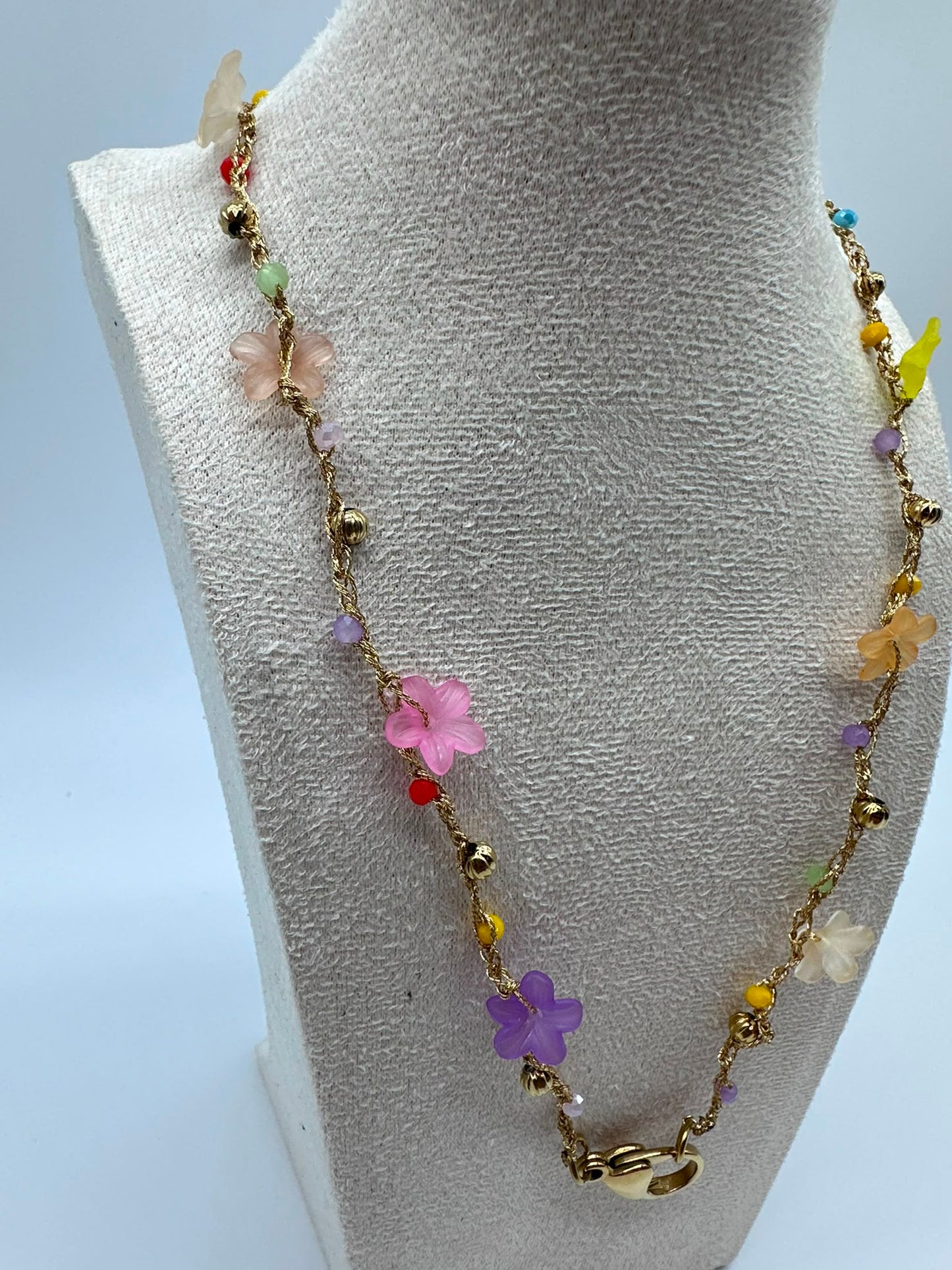 Collana Flower – Acciaio Inossidabile 40 cm | DR-CLYDE SHOP