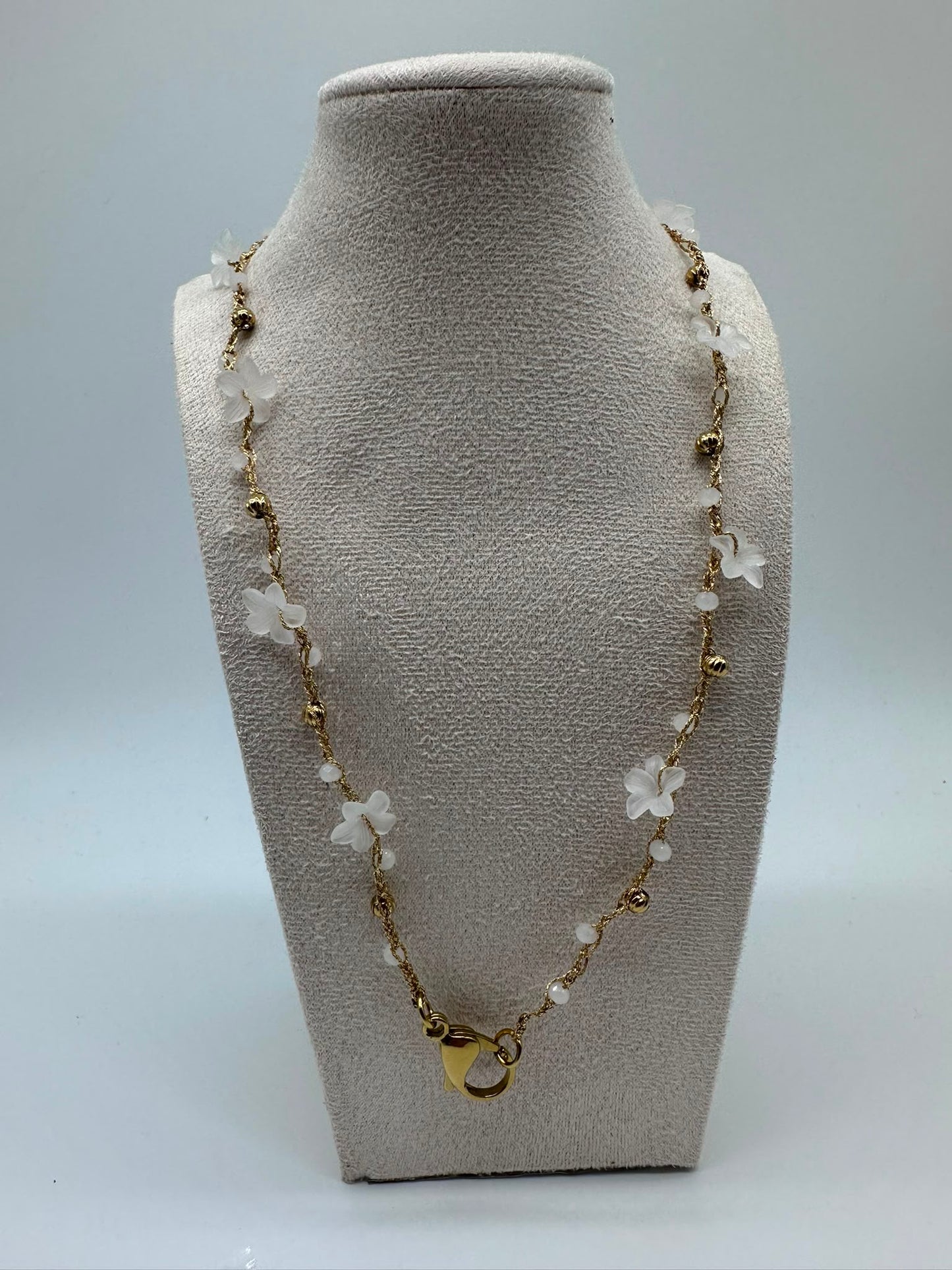 Collana Flower – Acciaio Inossidabile 40 cm | DR-CLYDE SHOP