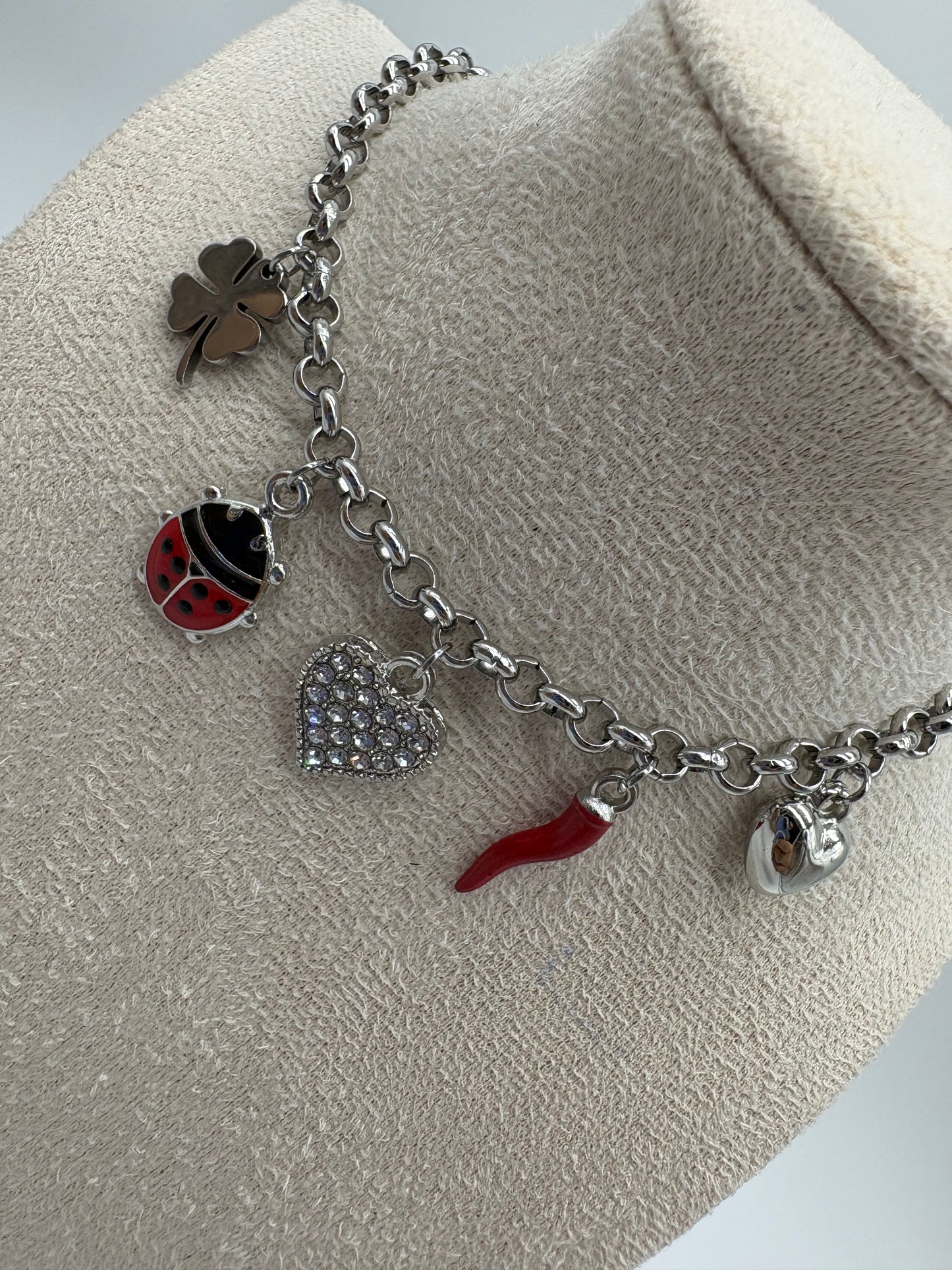 Bracciale Portafortuna in acciaio - DR-CLYDE SHOP ONLINE