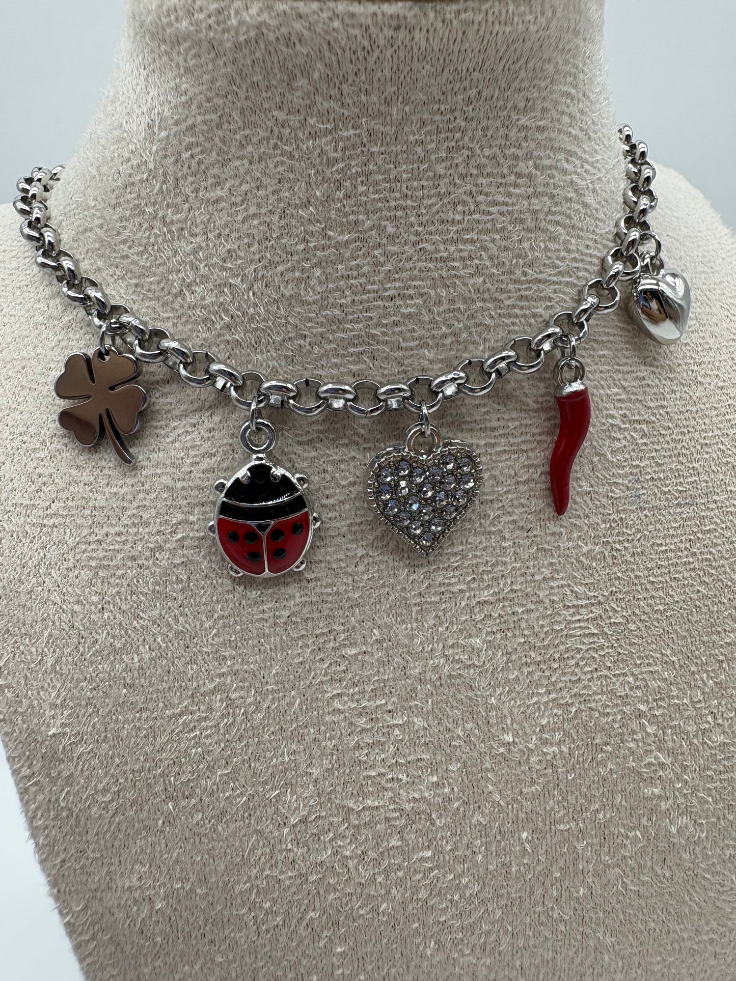 Bracciale Portafortuna in acciaio - DR-CLYDE SHOP ONLINE