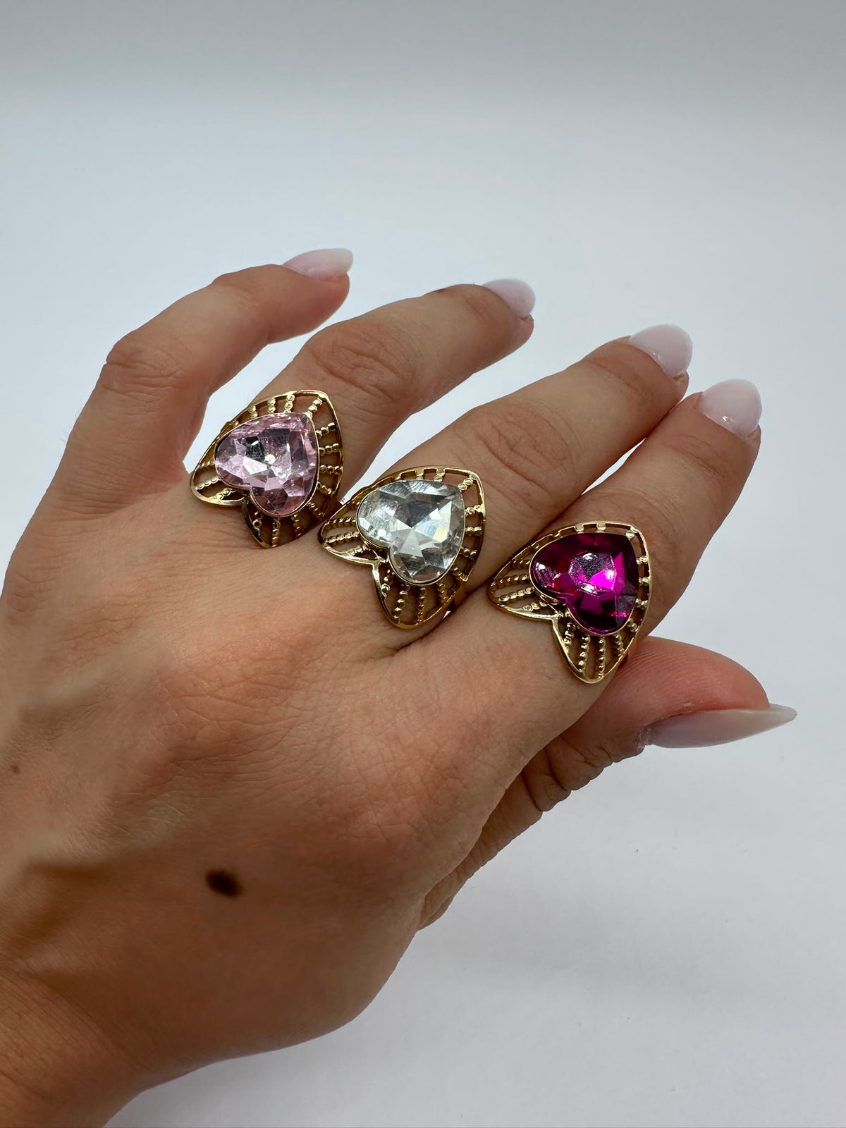 Anello Trinity Heart Acciaio inossidabile - DR-CLYDE SHOP ONLINE
