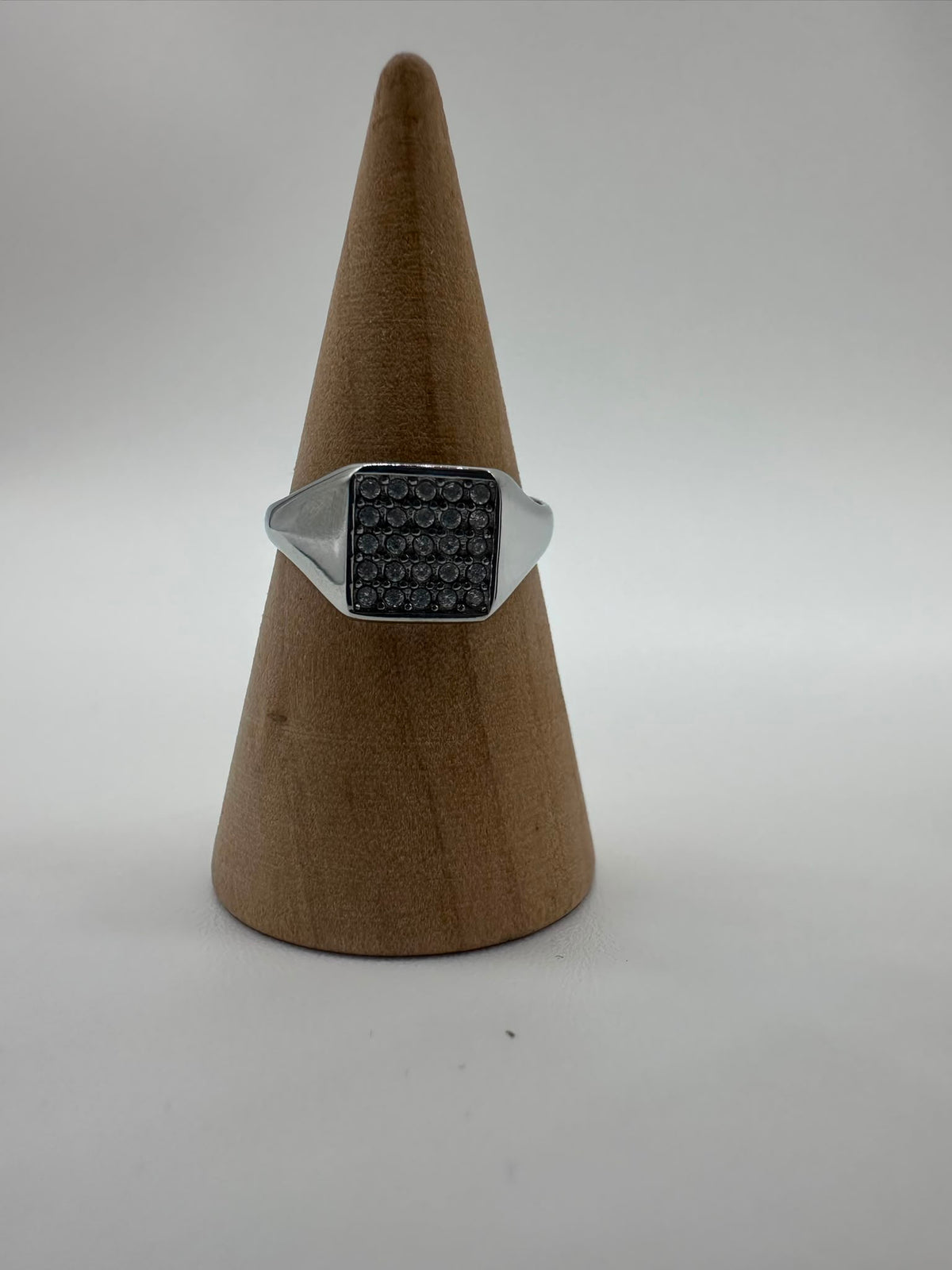 Anello Luce Quadrata Acciaio Inossidabile- DR-CLYDE SHOP ONLINE