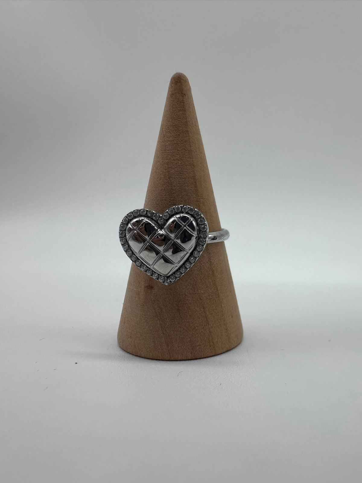 Cuore Ricamato Shimmer Acciaio Inossidabile- DR- CLYDE SHOP ONLINE